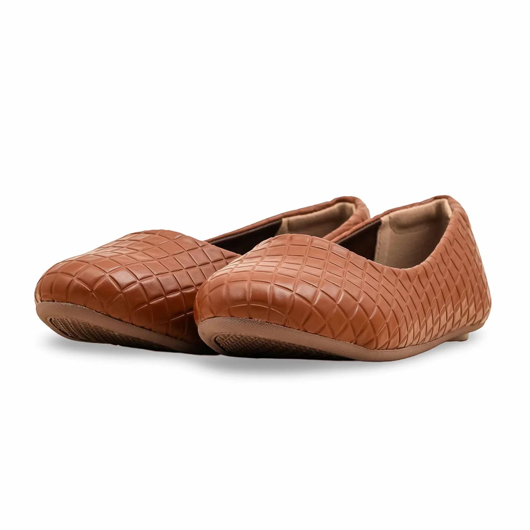 Brown Pumps For Ladies WN1350 - Image 3