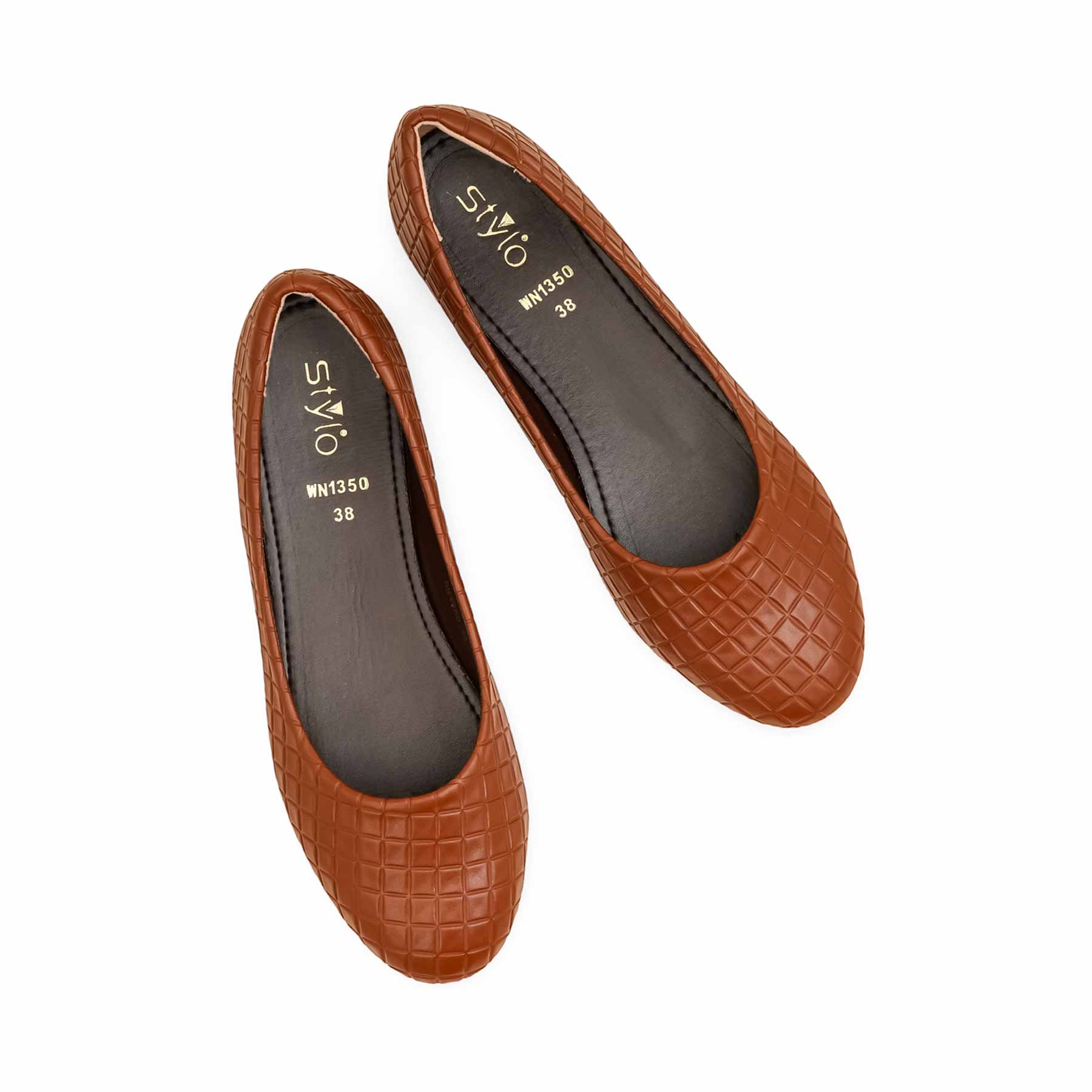 Brown Pumps For Ladies WN1350 - Image 5