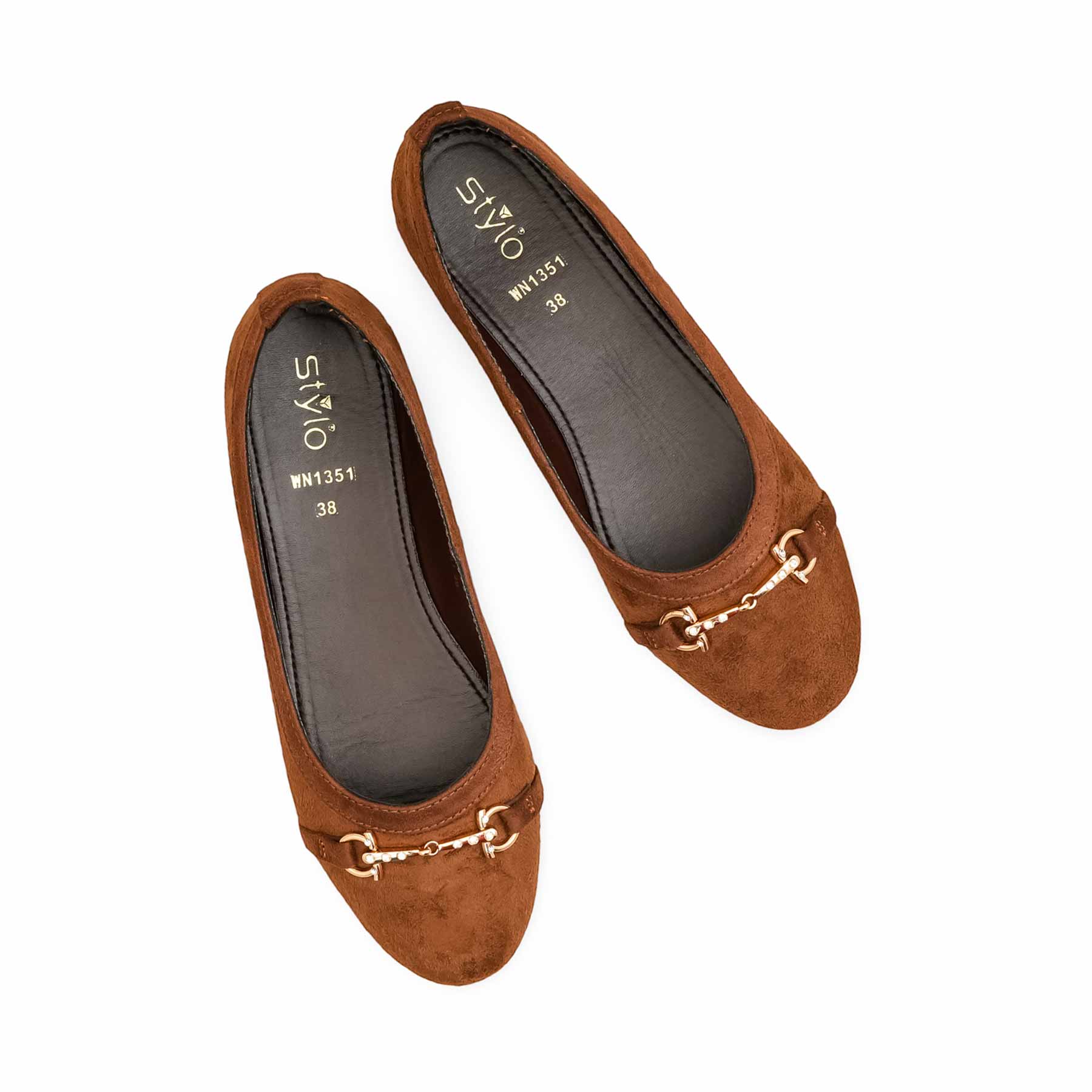 Brown Pumps For Ladies WN1351 - Image 5