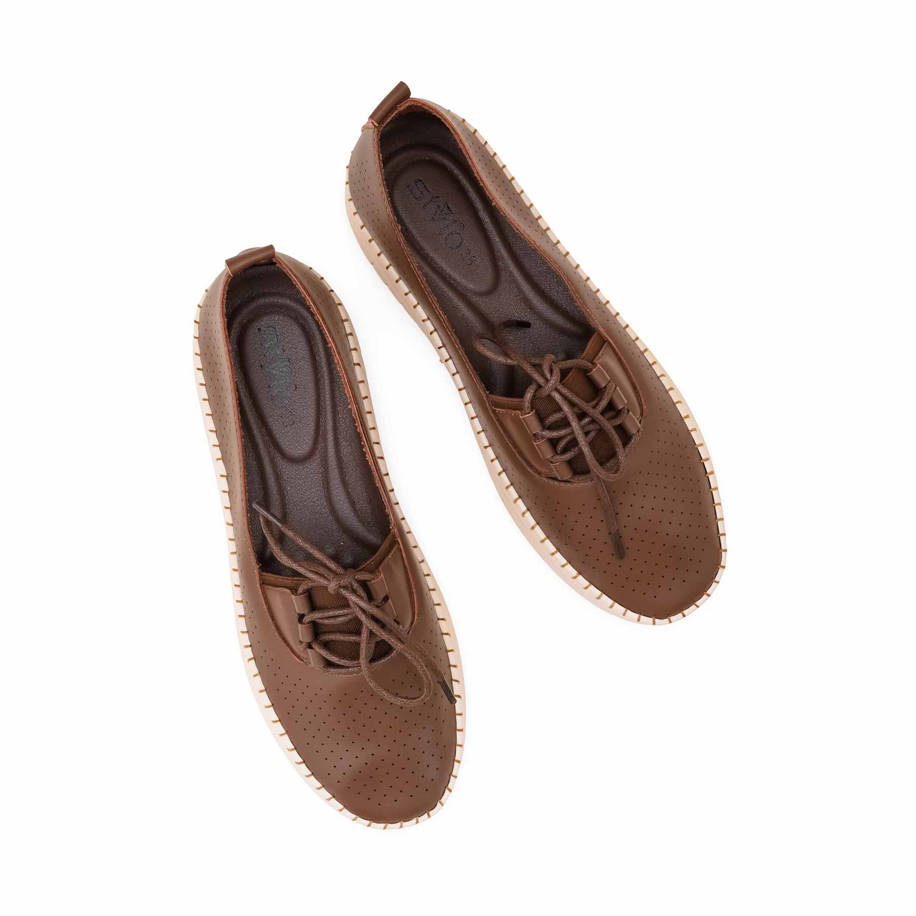 Brown Pumps For Women WN1336 - Image 5