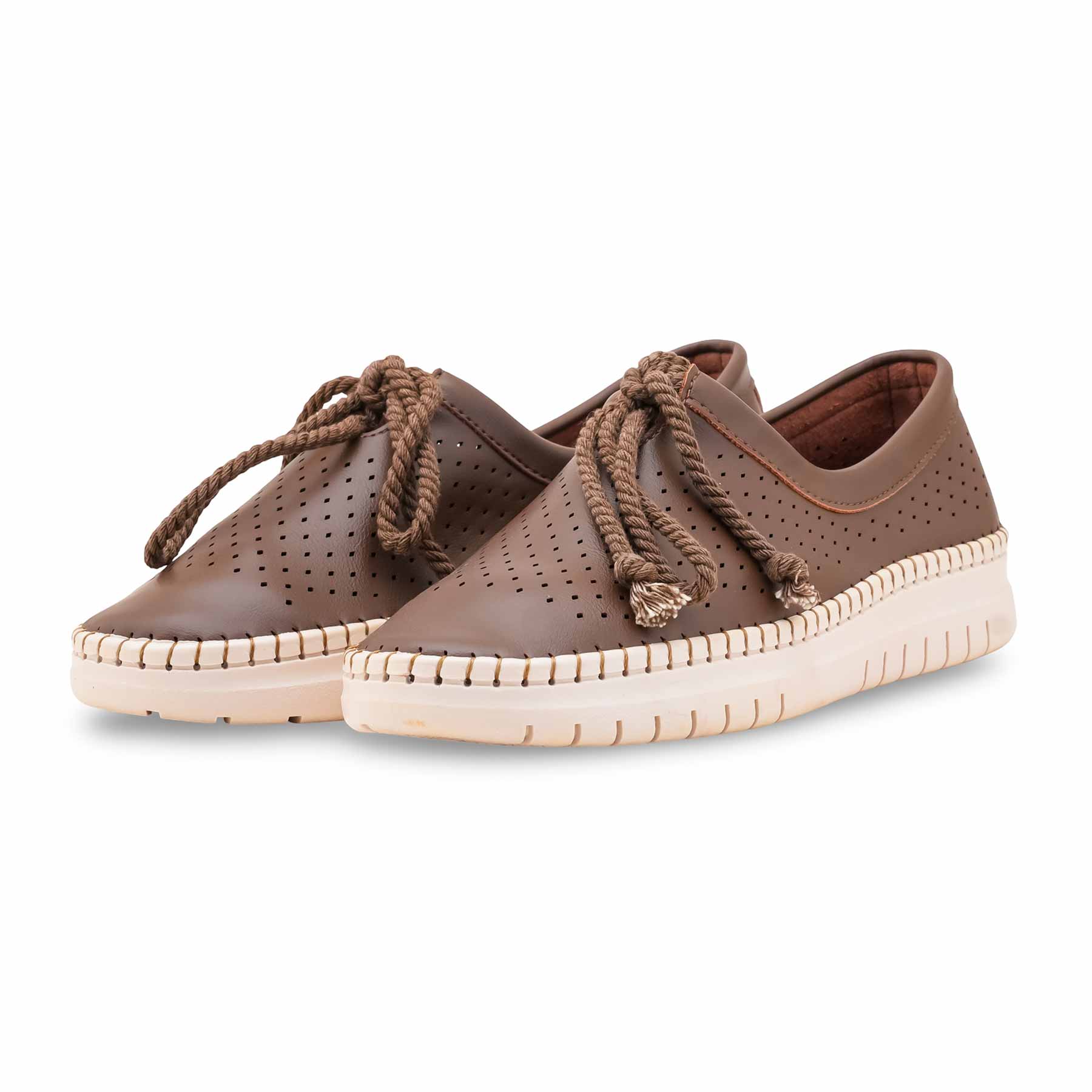 Brown Pumps For Women WN1337 - Image 3