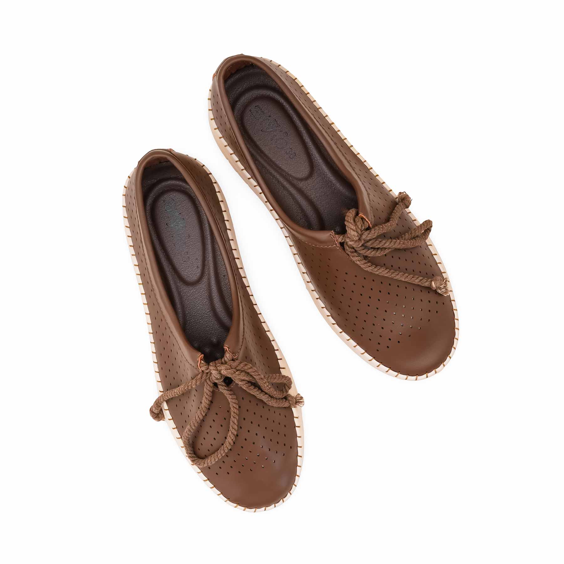 Brown Pumps For Women WN1337 - Image 5