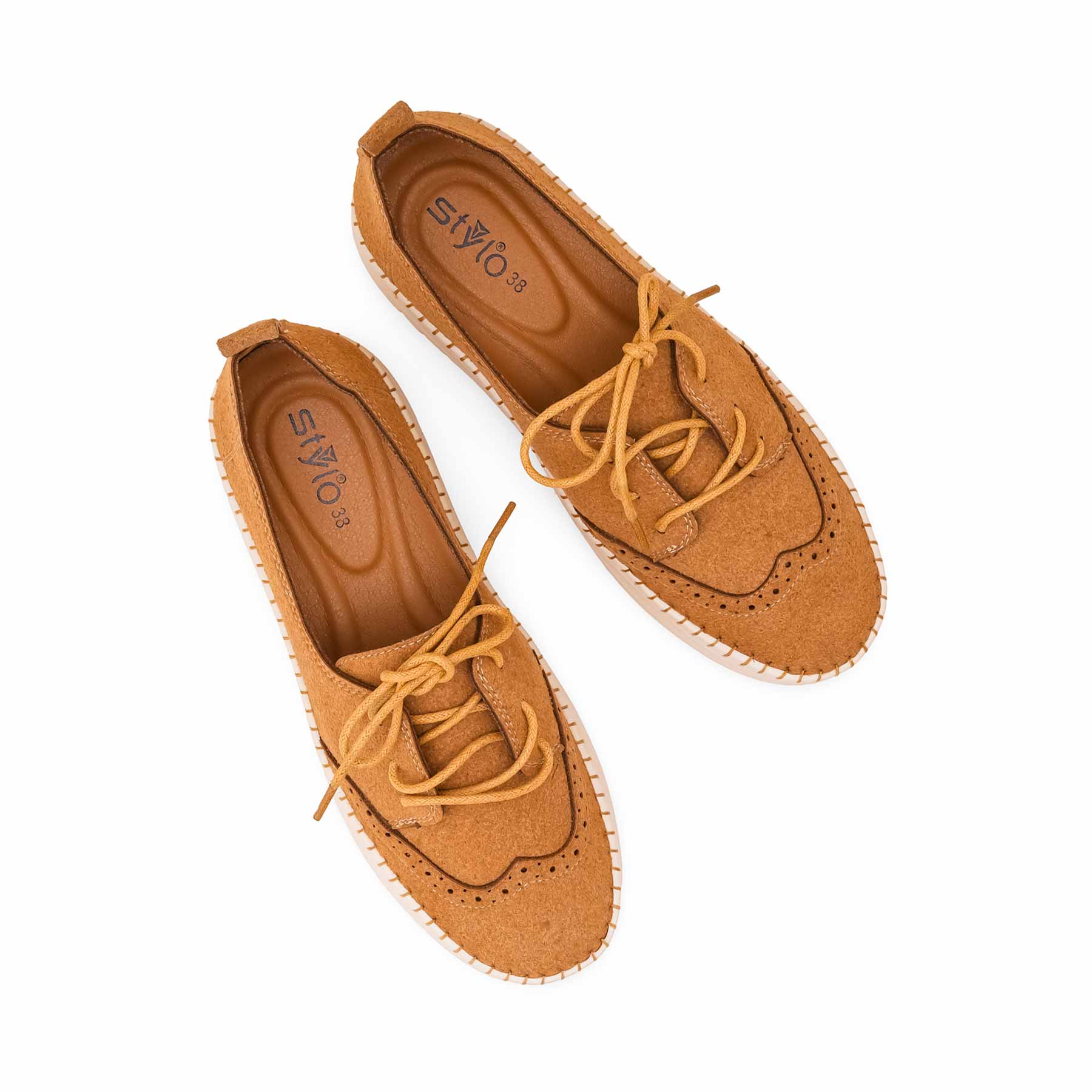 Brown Pumps For Women WN1338 - Image 5