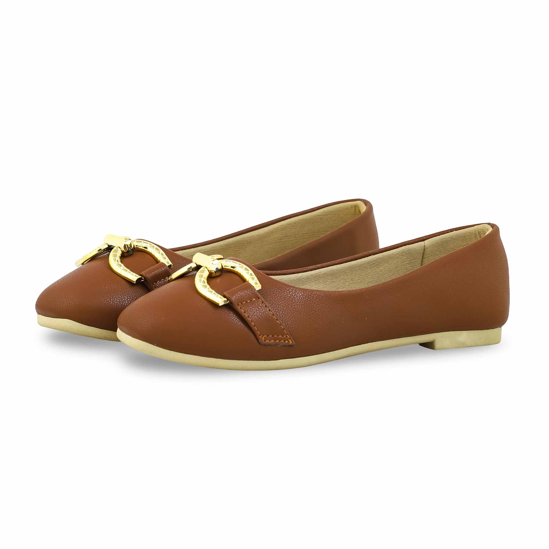 Brown Pumps for Women WN1185 - Image 3