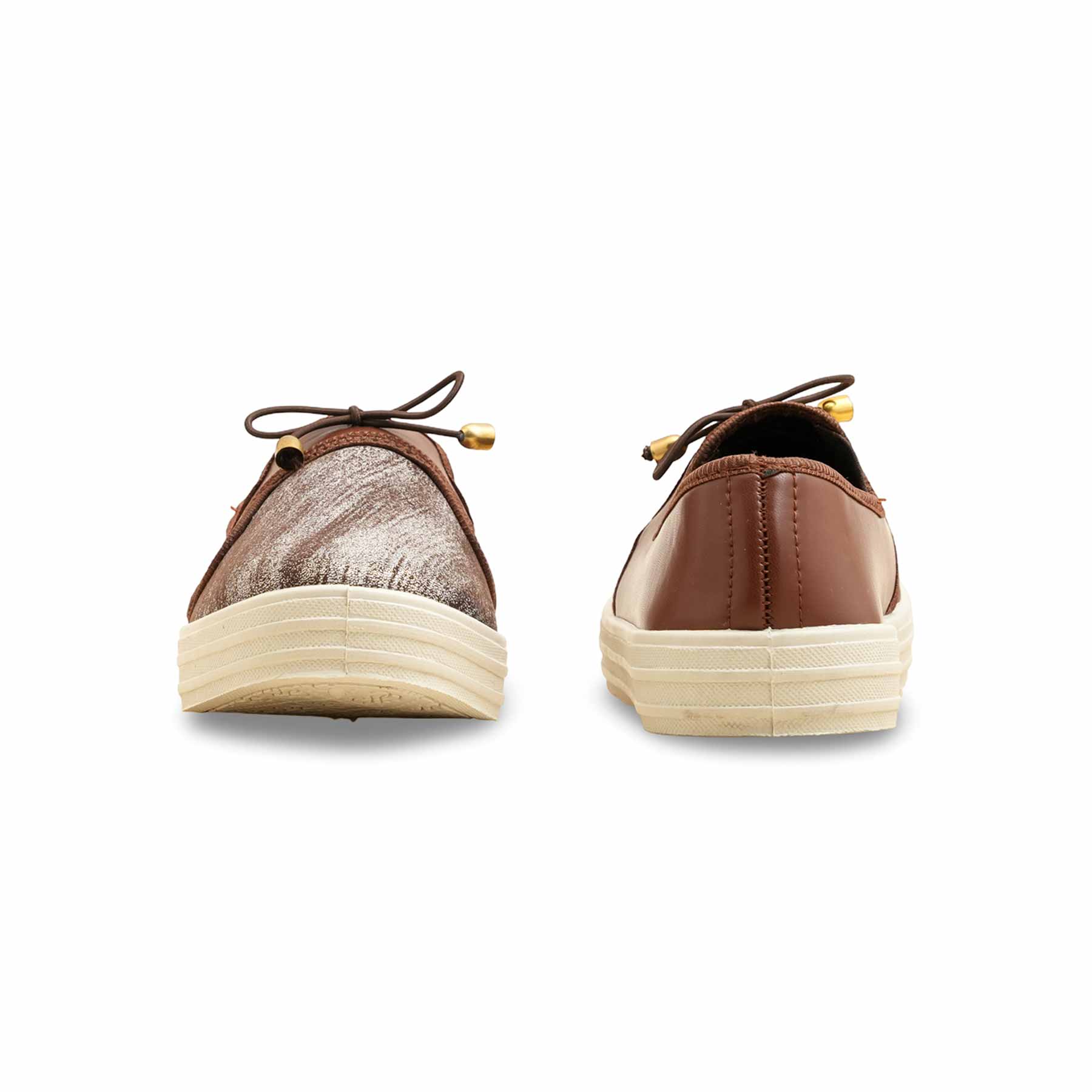 Brown Sneaker For Women WN6169 - Image 4