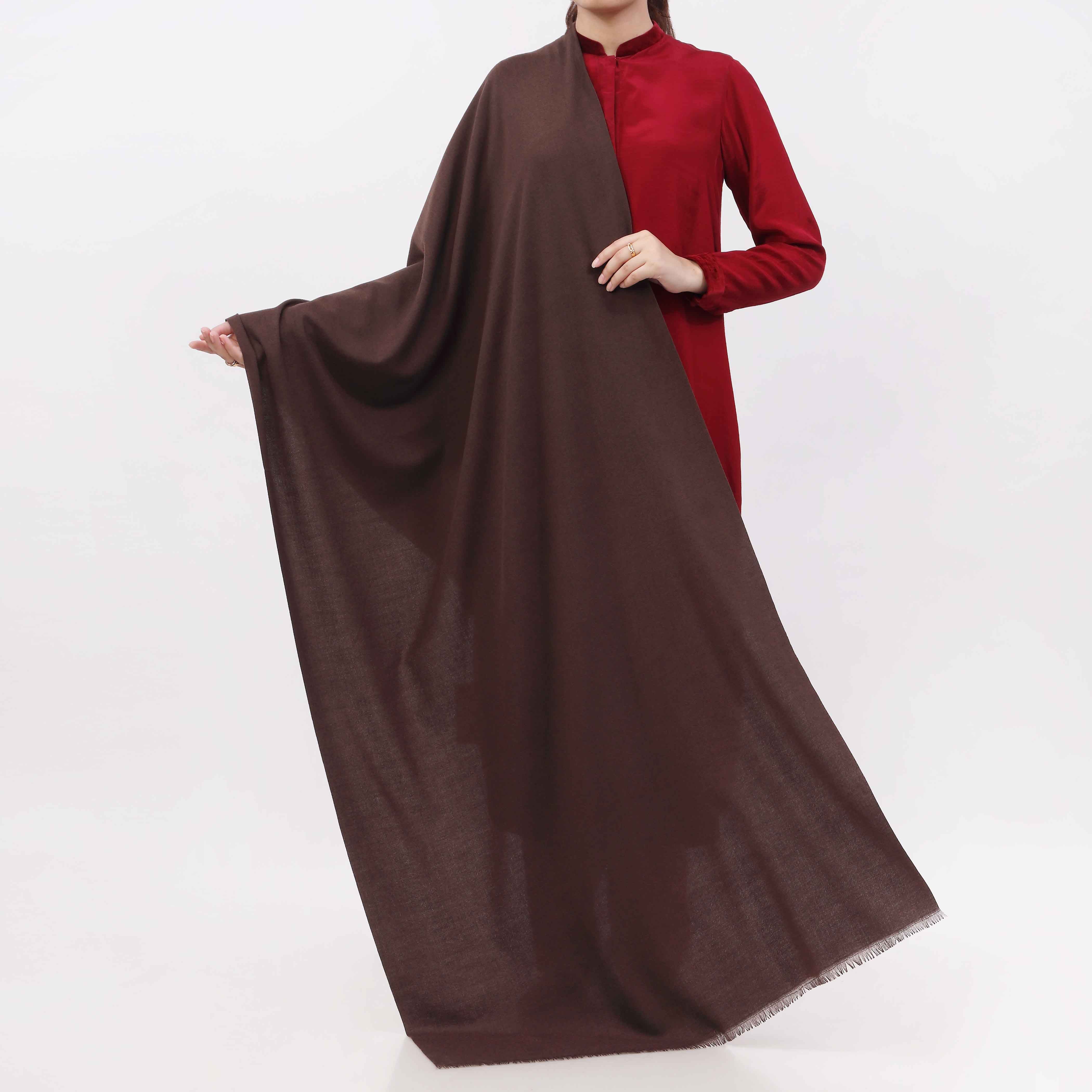 Brown Soft Feel Stole PW5803 - Image 2