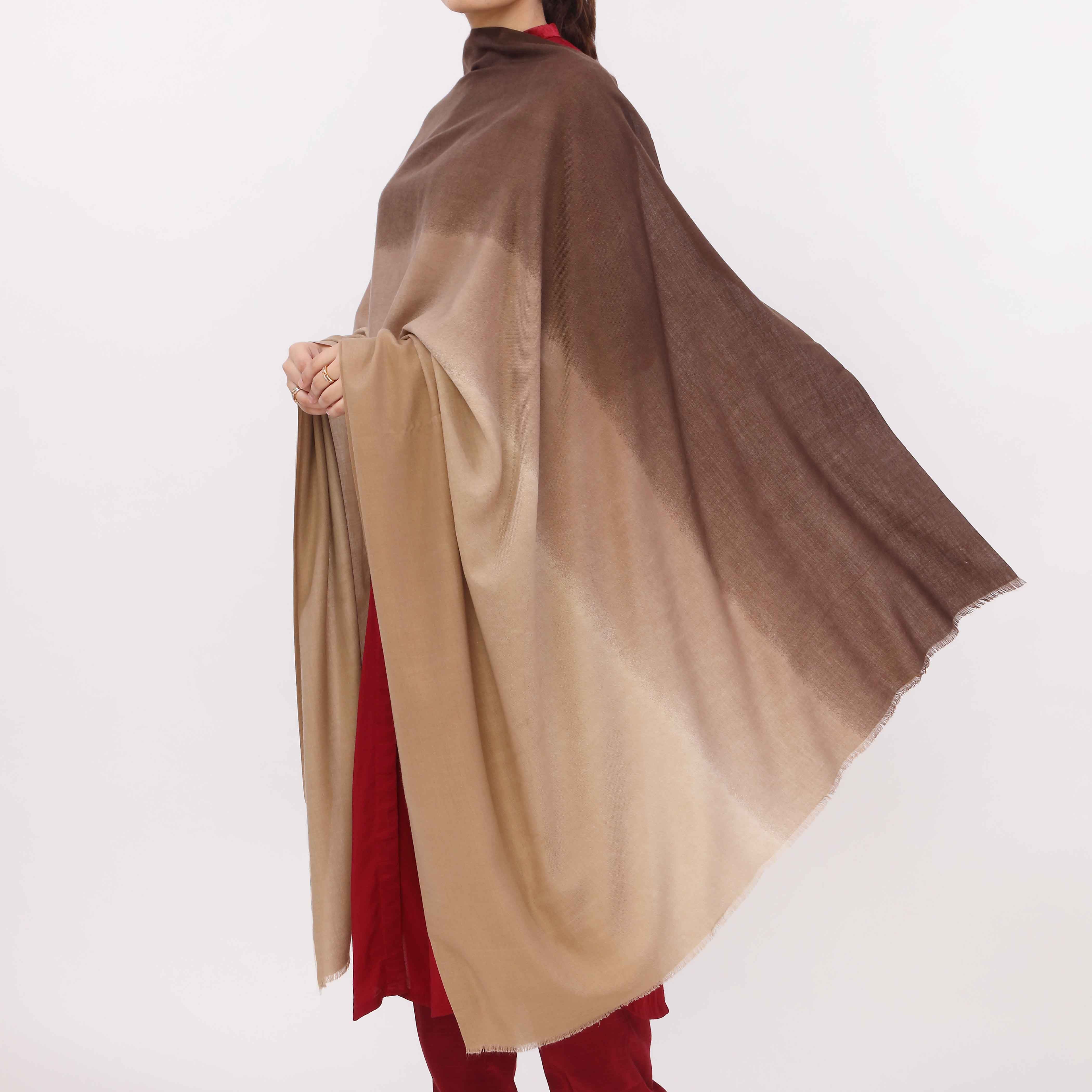 Brown Soft Feel Stole PW5807 - Image 2