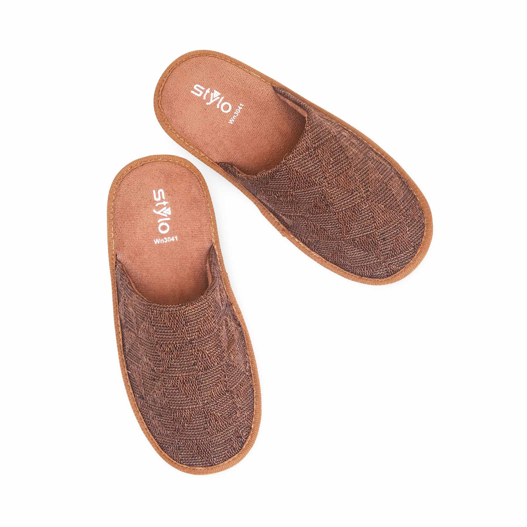 Brown Warm Slipper WN3041 - Image 4