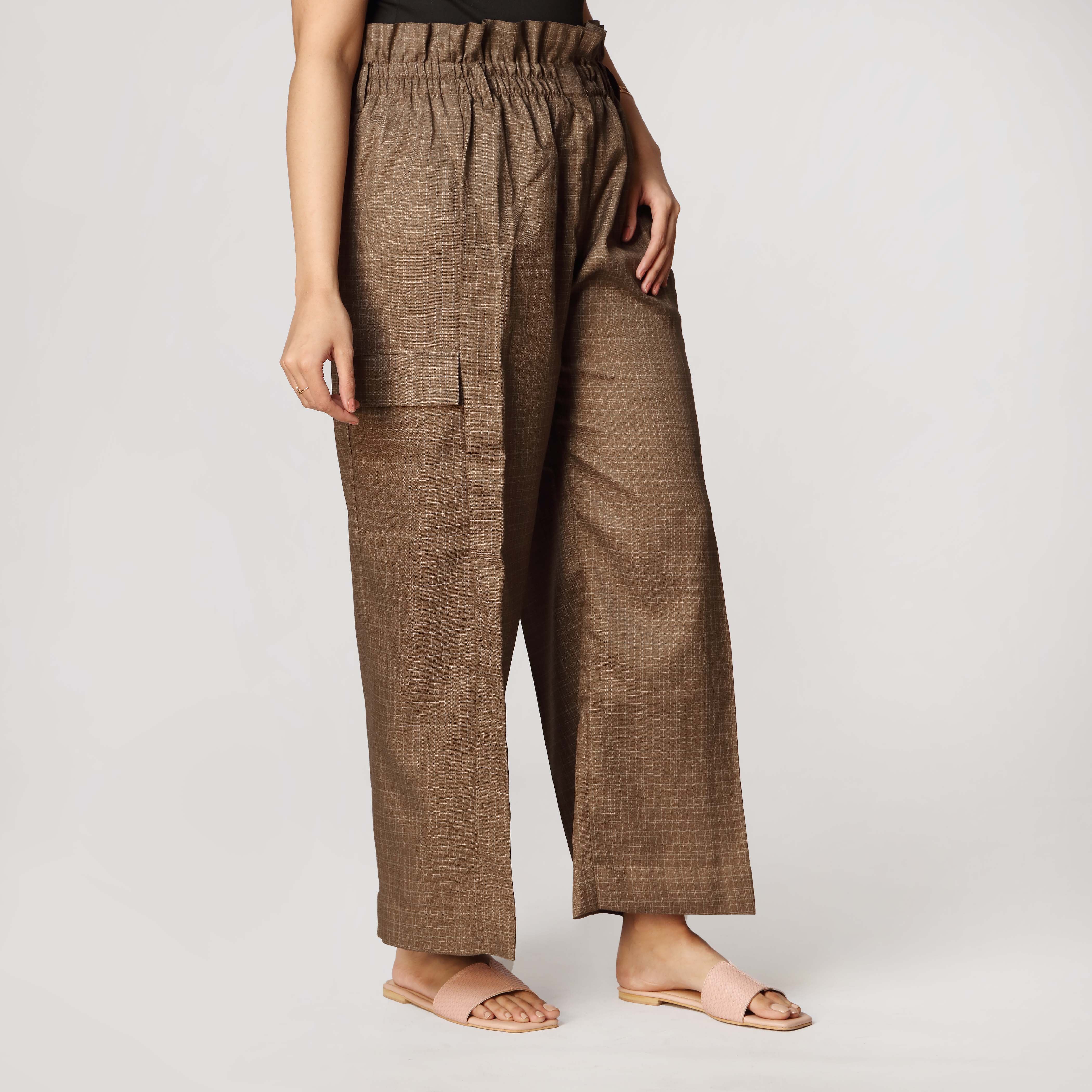 Brown Western Pants PW2548 - Image 2
