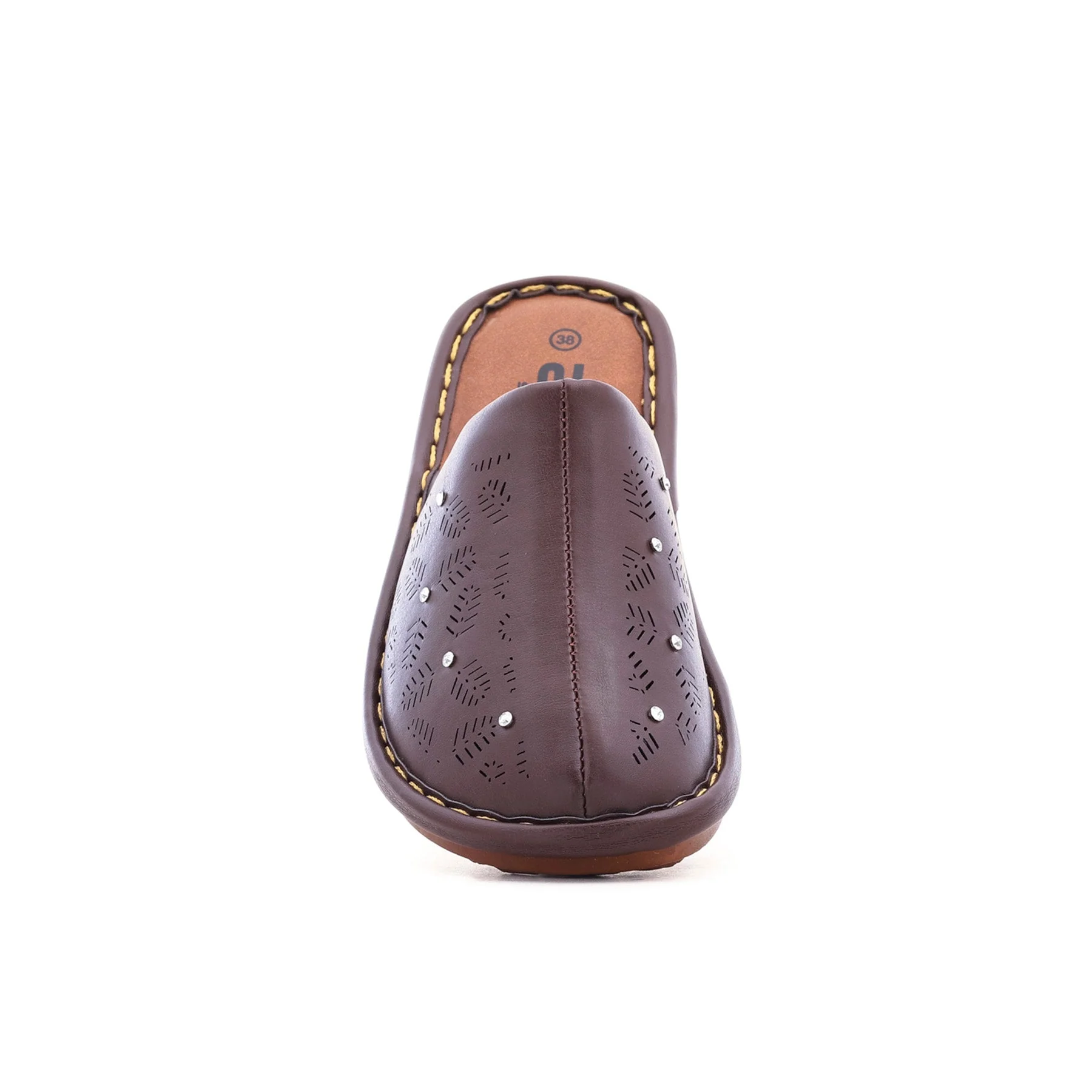 Brown Winter Warm Slipper WN3030 - Image 3