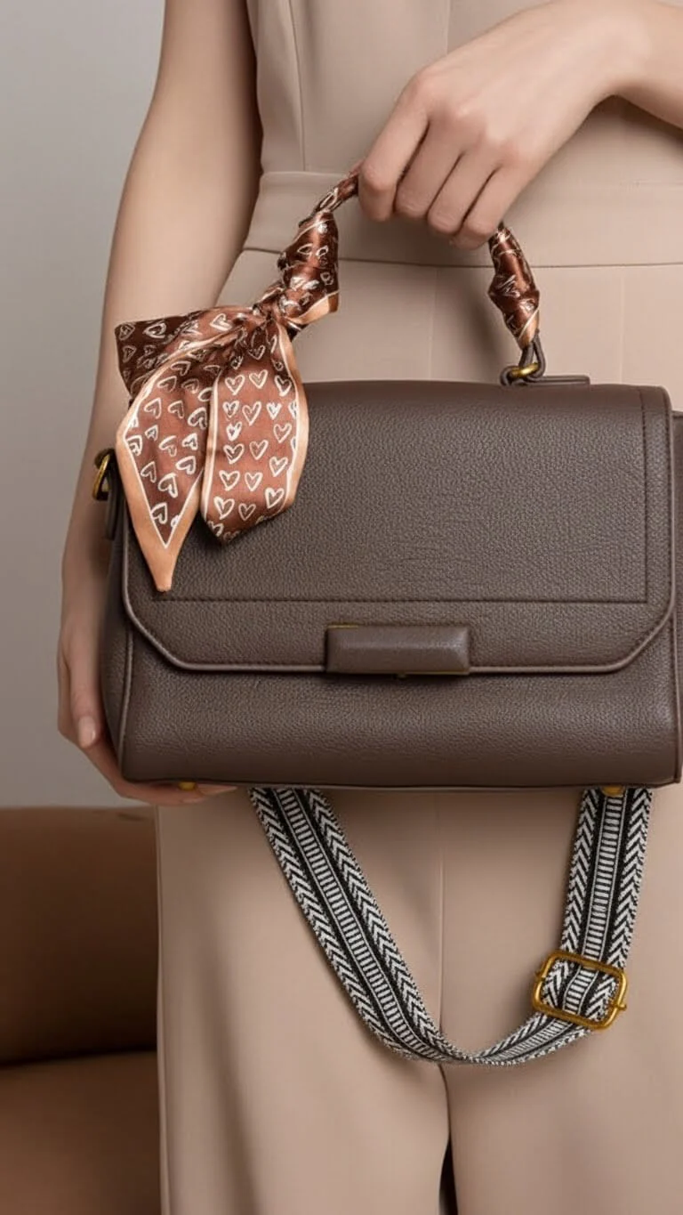 Brown Women Formal Shoulder Bag P36300