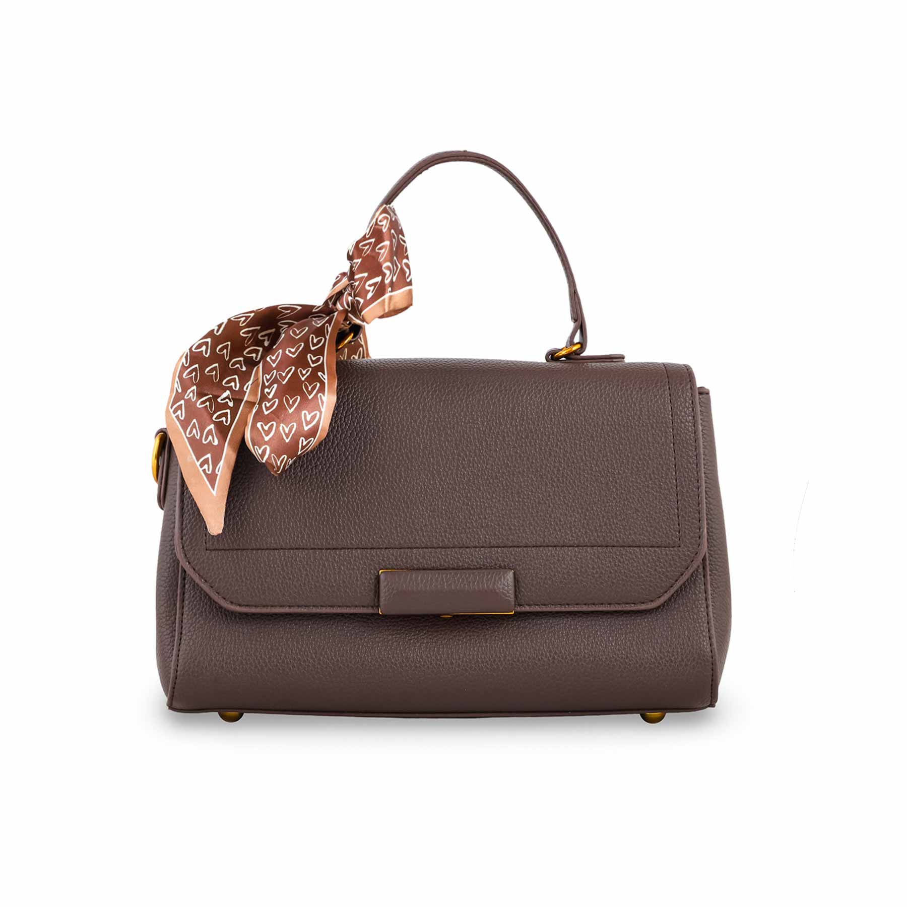 Brown Women Formal Shoulder Bag P36300 - Image 2