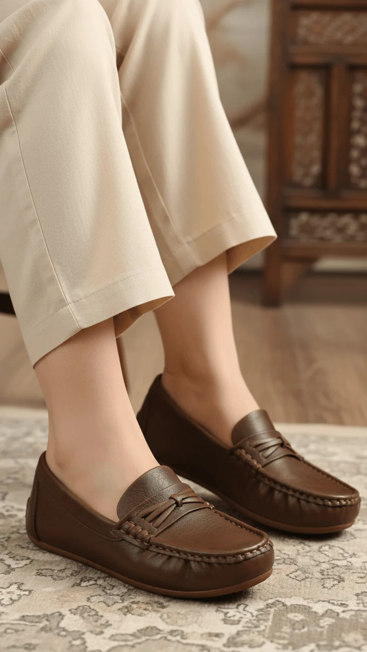 Brown Women Moccasin WN4488 - Image 2