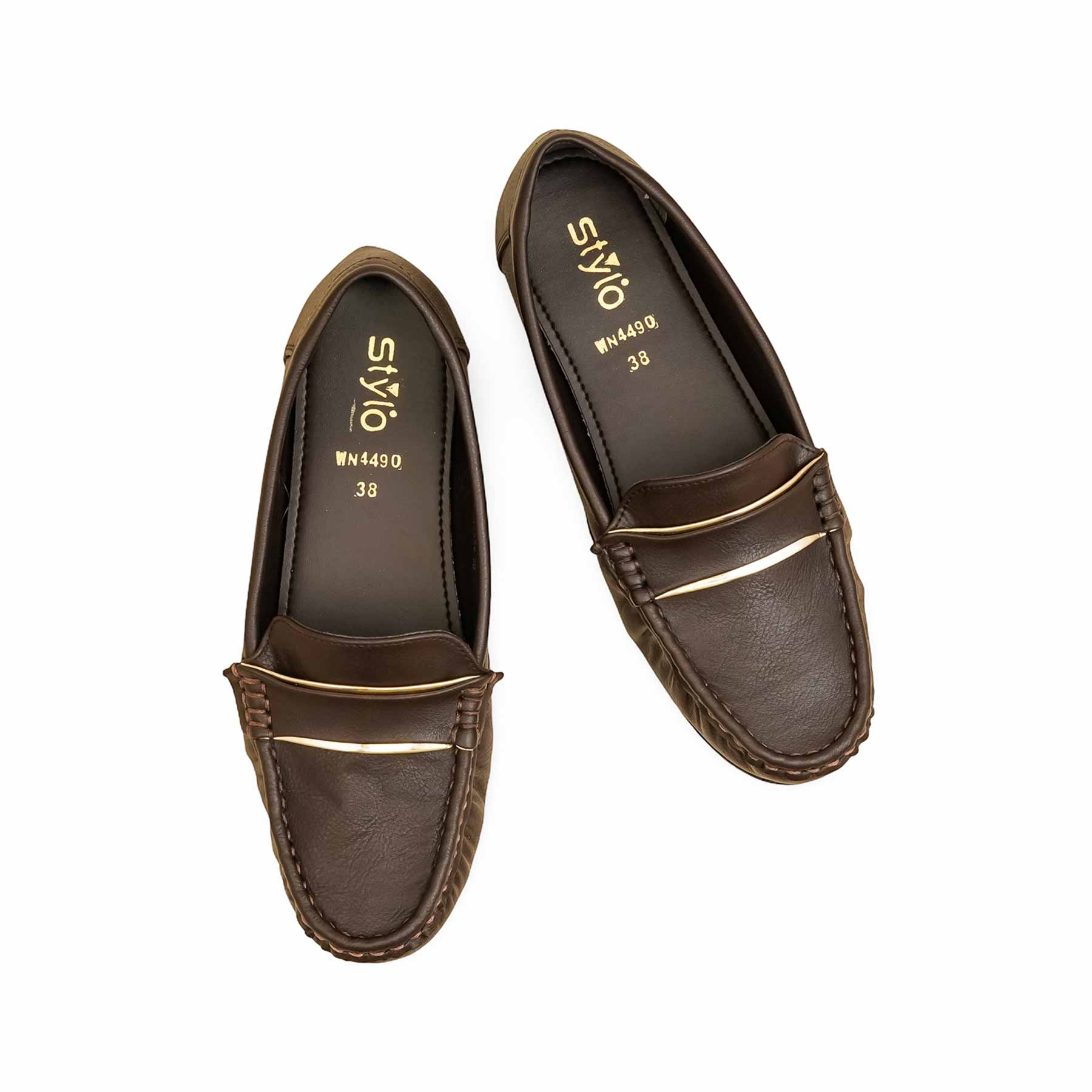 Brown Women Moccasin WN4490 - Image 5