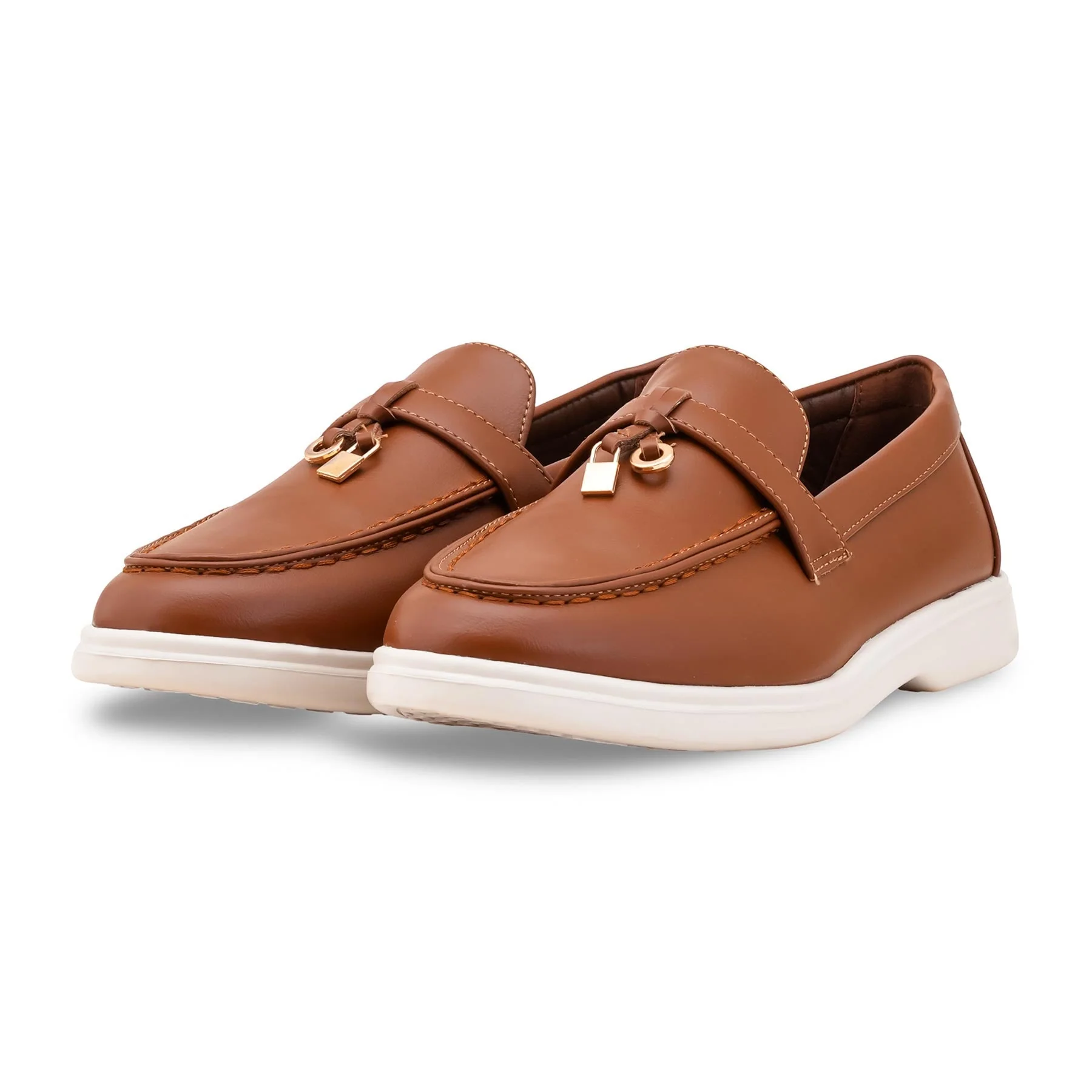 Brown Women Moccasin WN4524 - Image 3