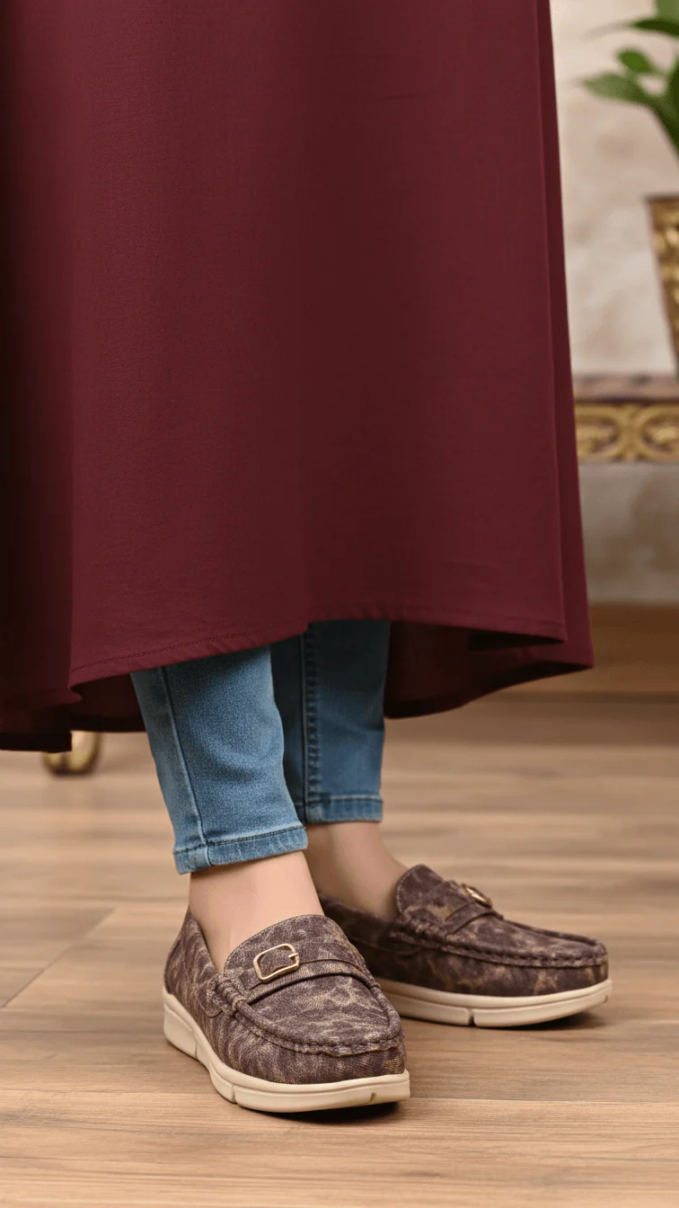 Brown Women Moccasin WN4536