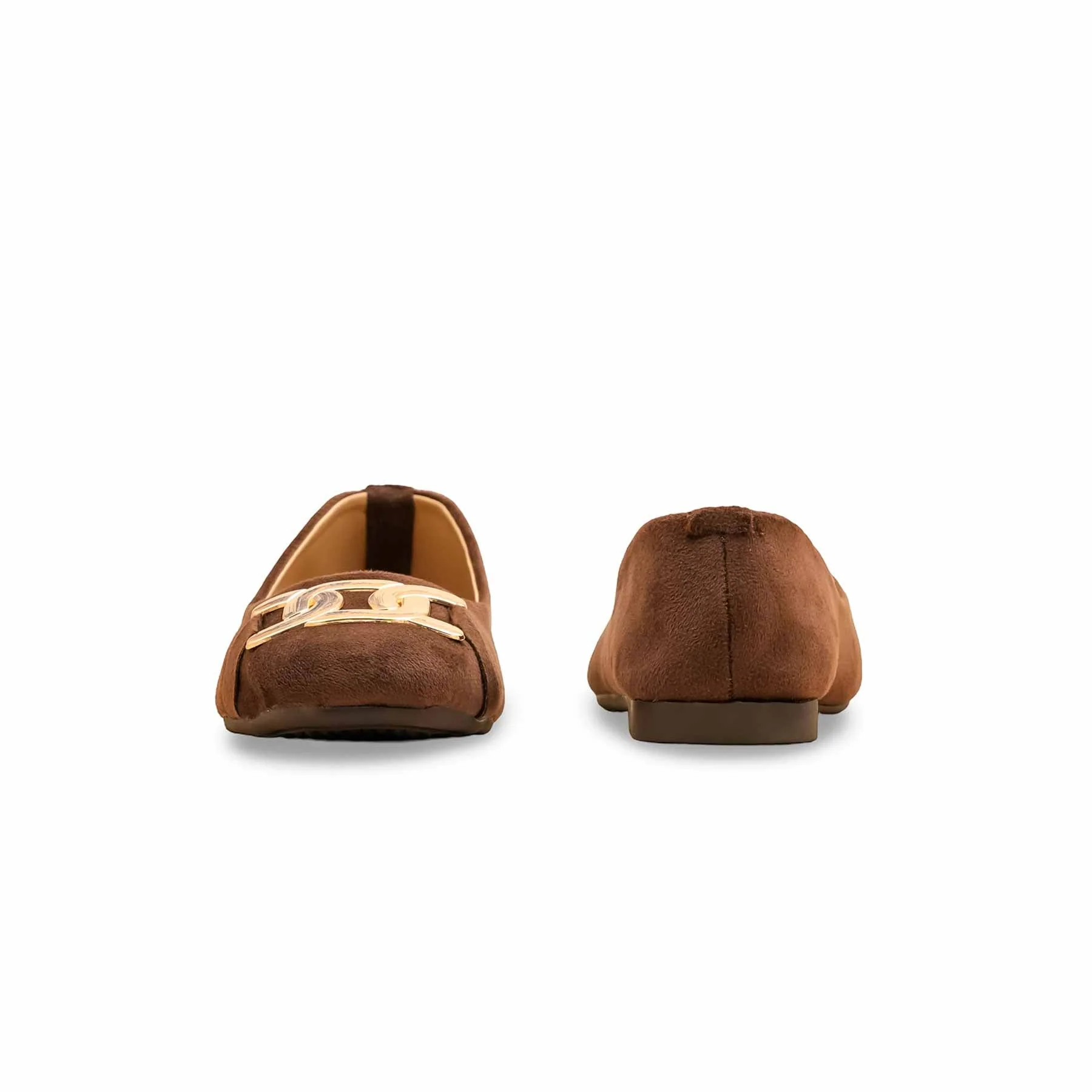 Brown Women Pumps WN1263 - Image 4