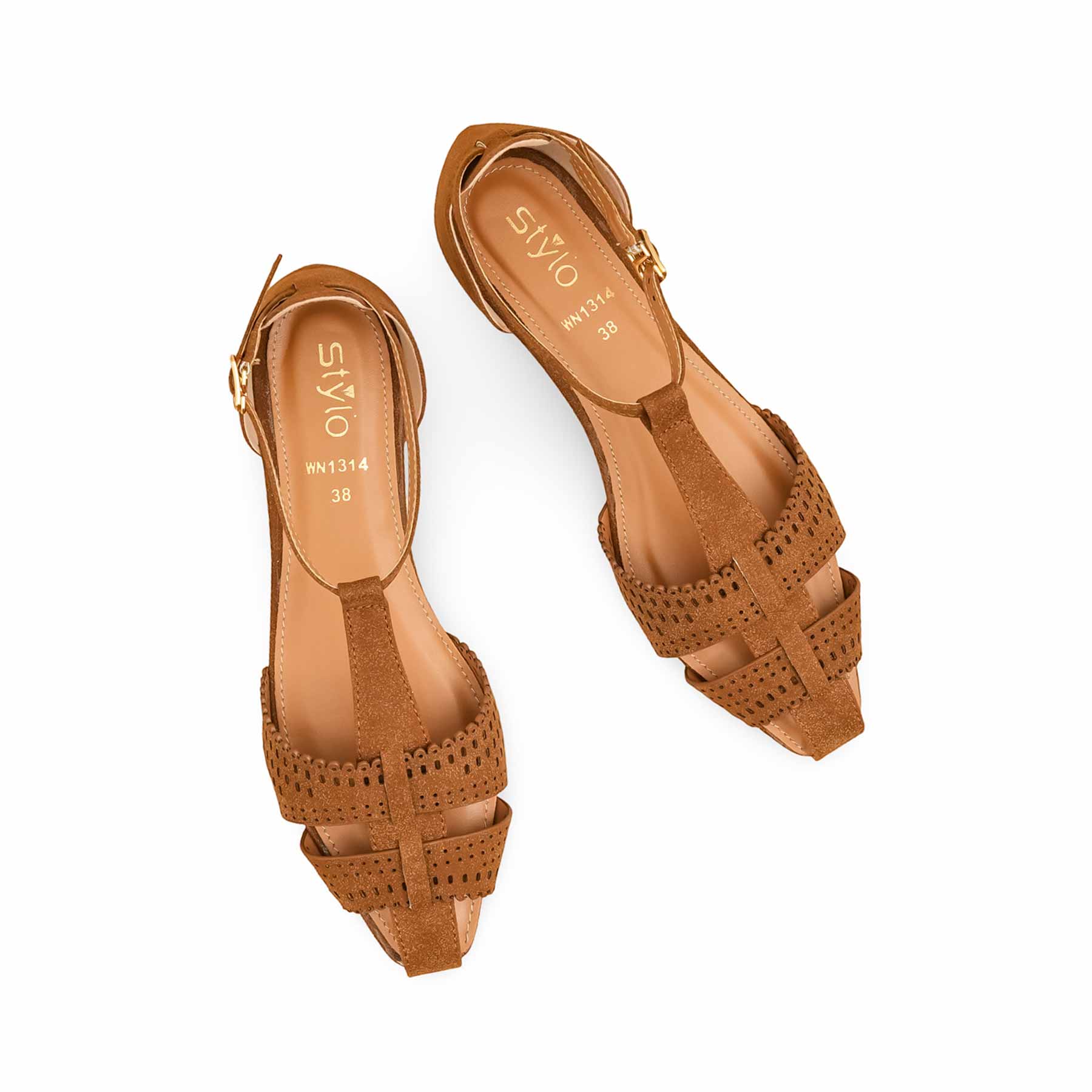 Brown Women Pumps WN1314 - Image 6