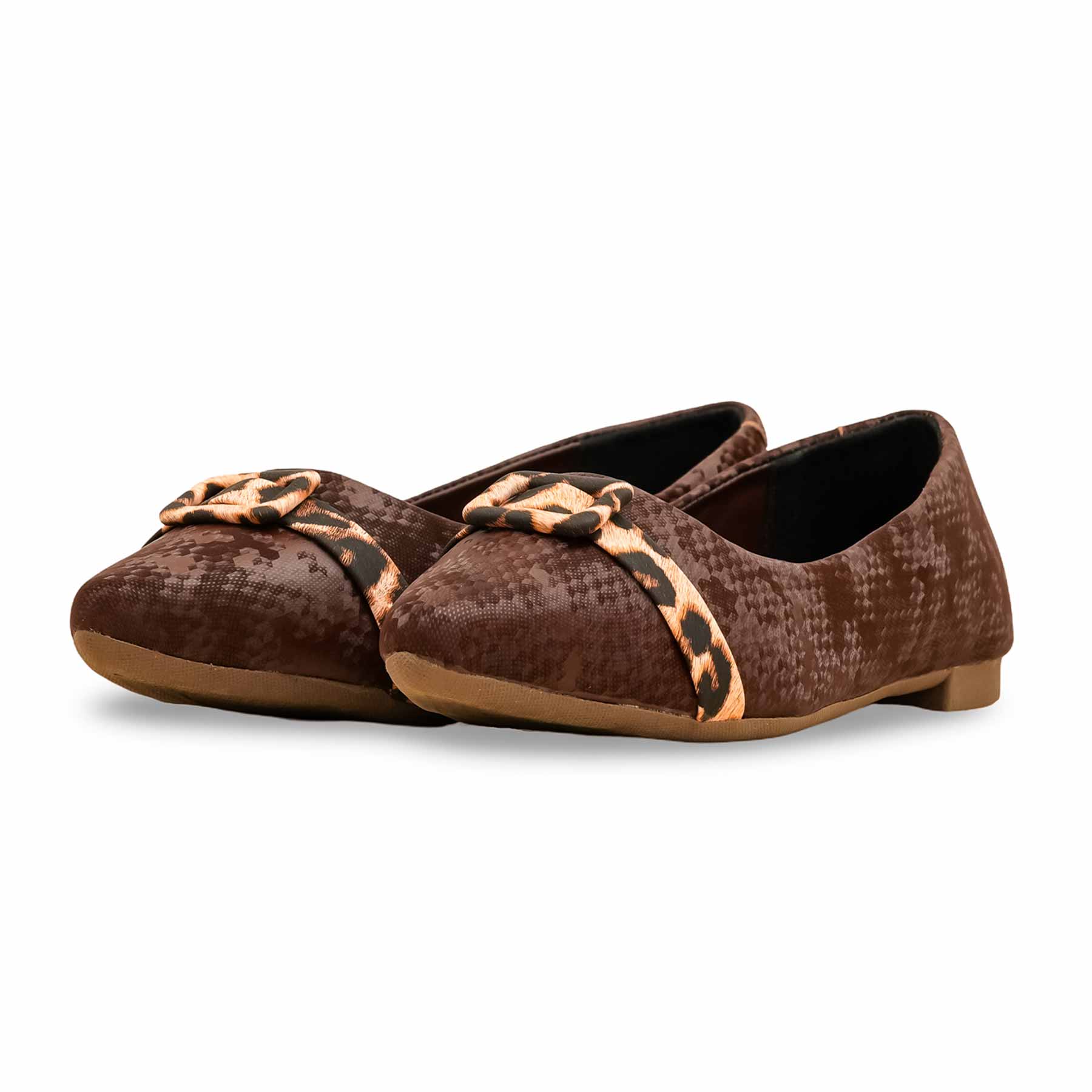 Brown Women Pumps WN1319 - Image 3