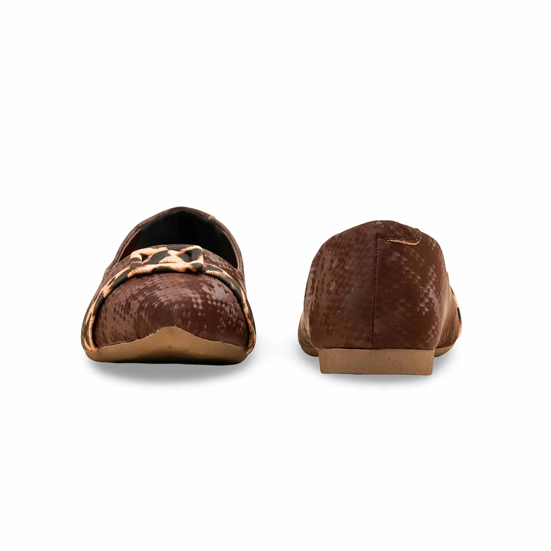 Brown Women Pumps WN1319 - Image 4
