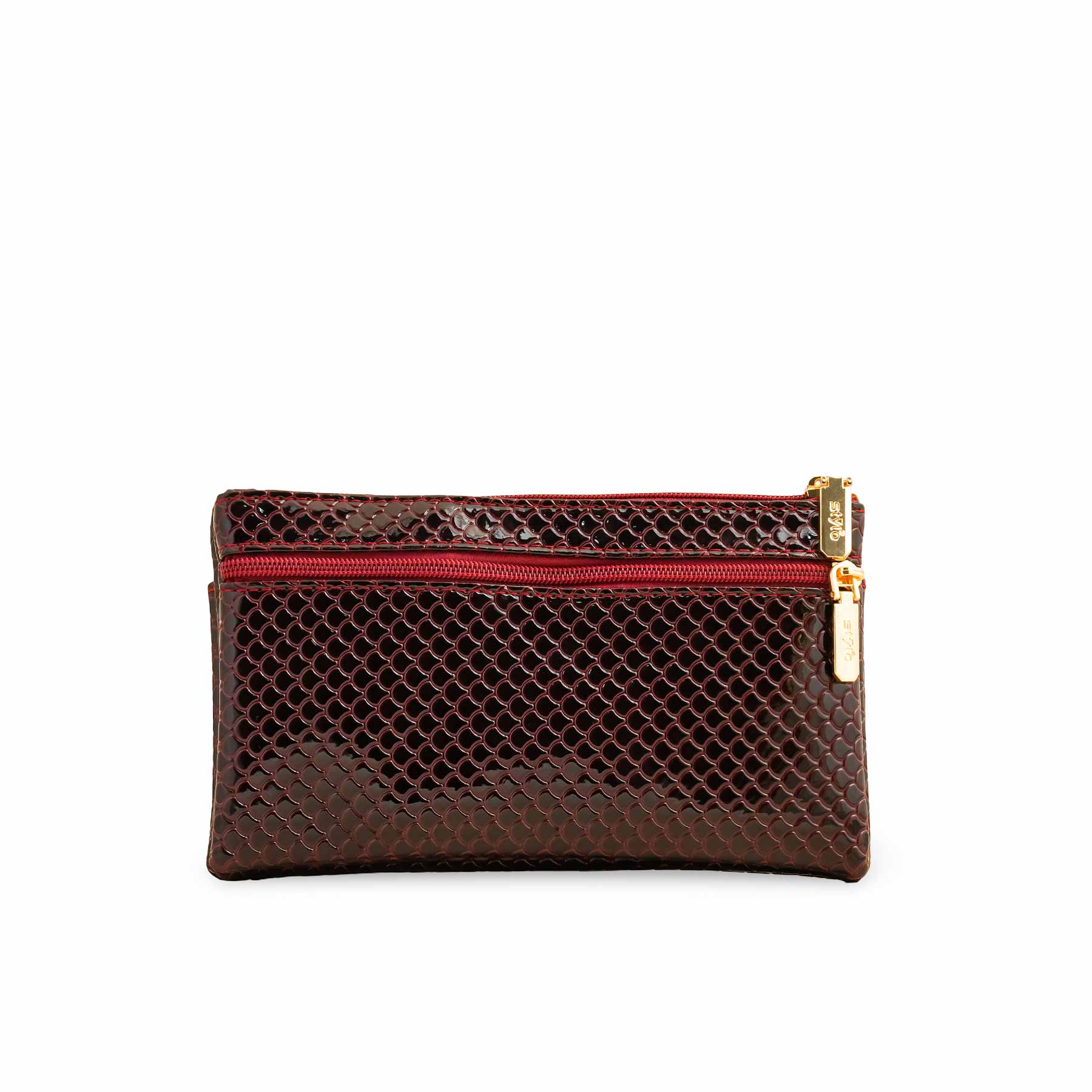 Burgundy Casual Pouch P97635 - Image 4