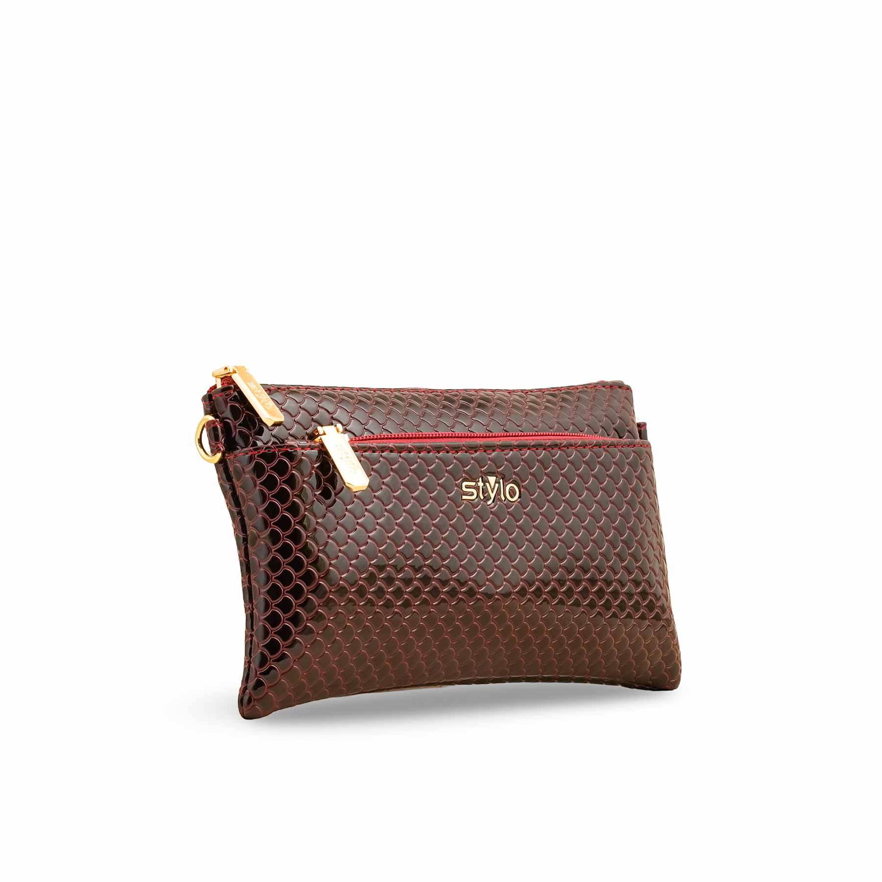 Burgundy Casual Pouch P97636 - Image 2