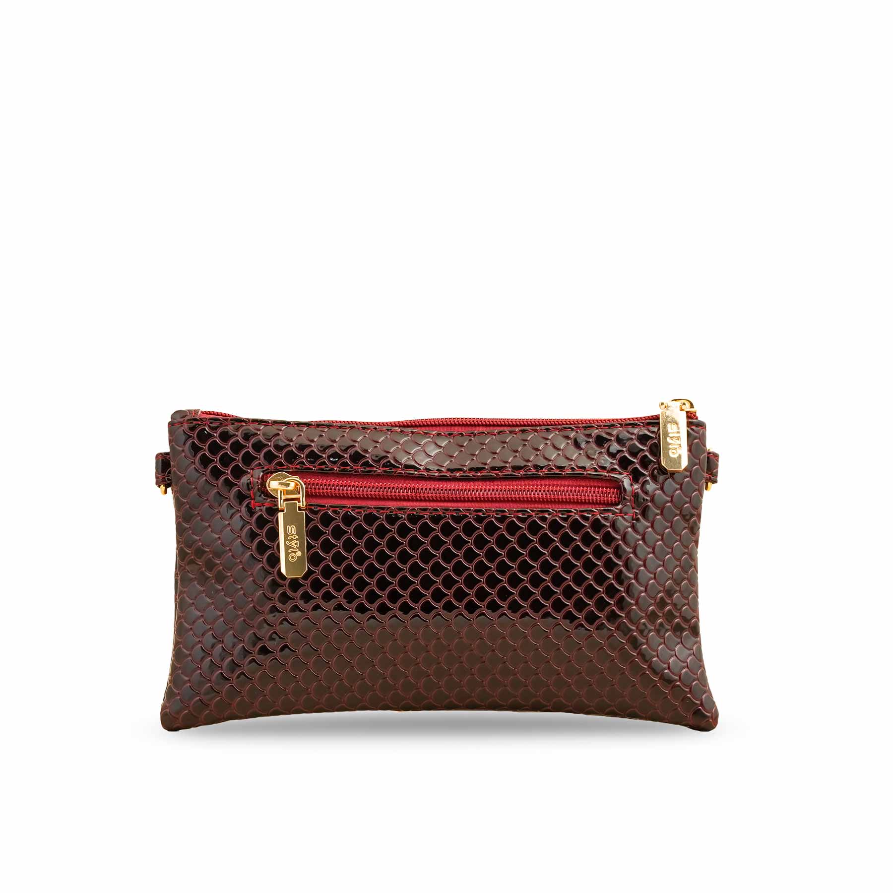 Burgundy Casual Pouch P97636 - Image 3