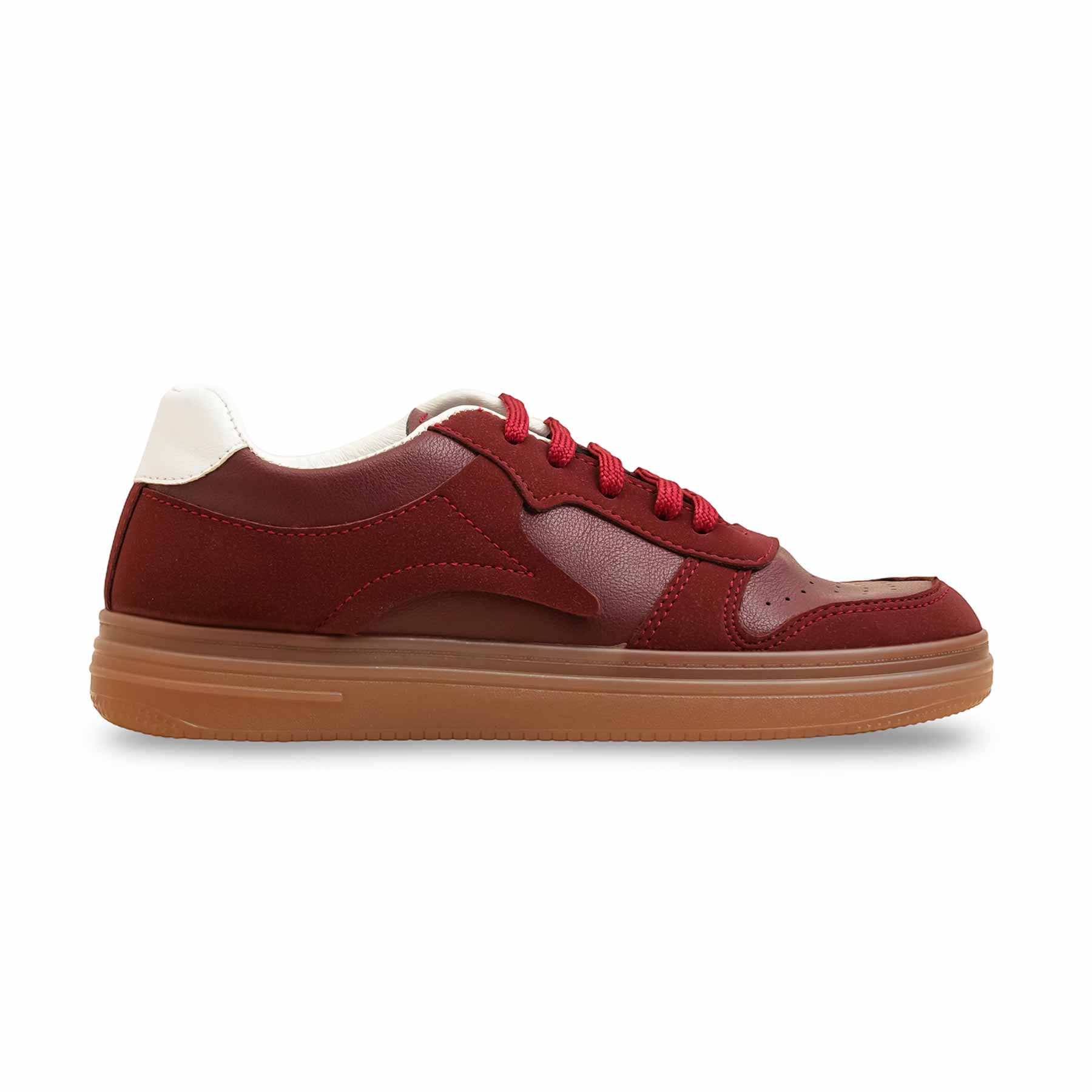 Burgundy Casual Sneaker AT7442 - Image 3