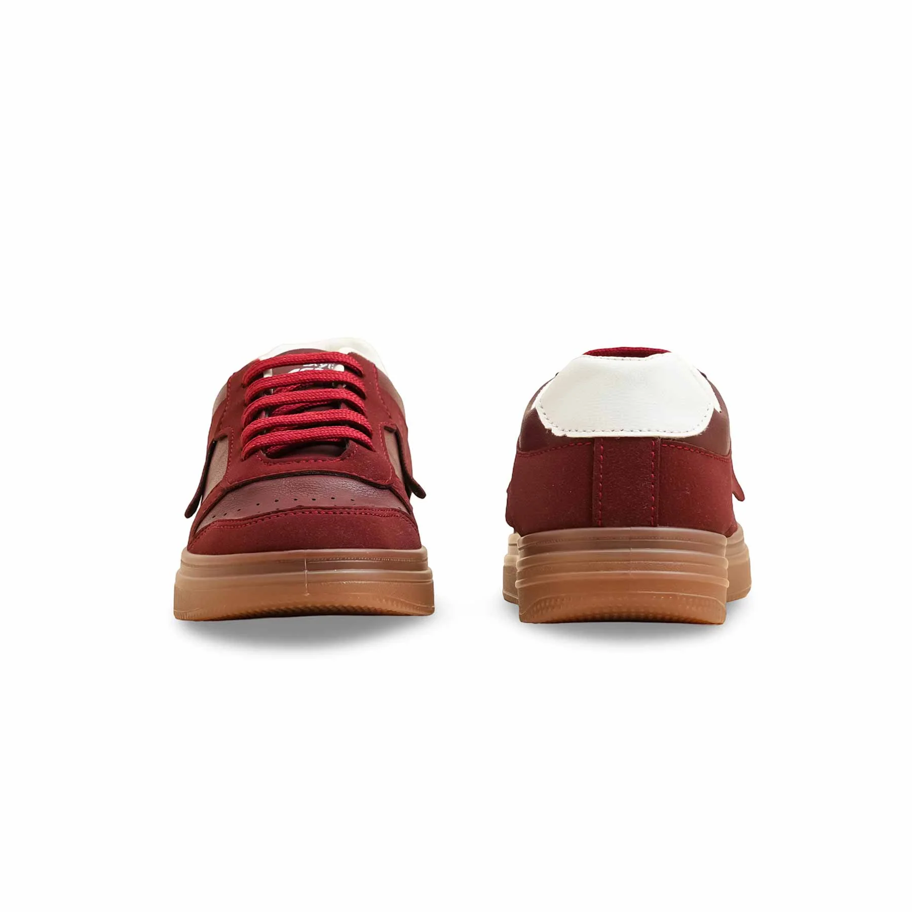 Burgundy Casual Sneaker AT7442 - Image 5