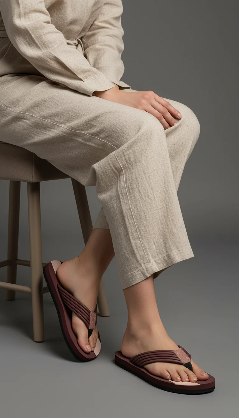 Burgundy Casual Softy For Women CL7213