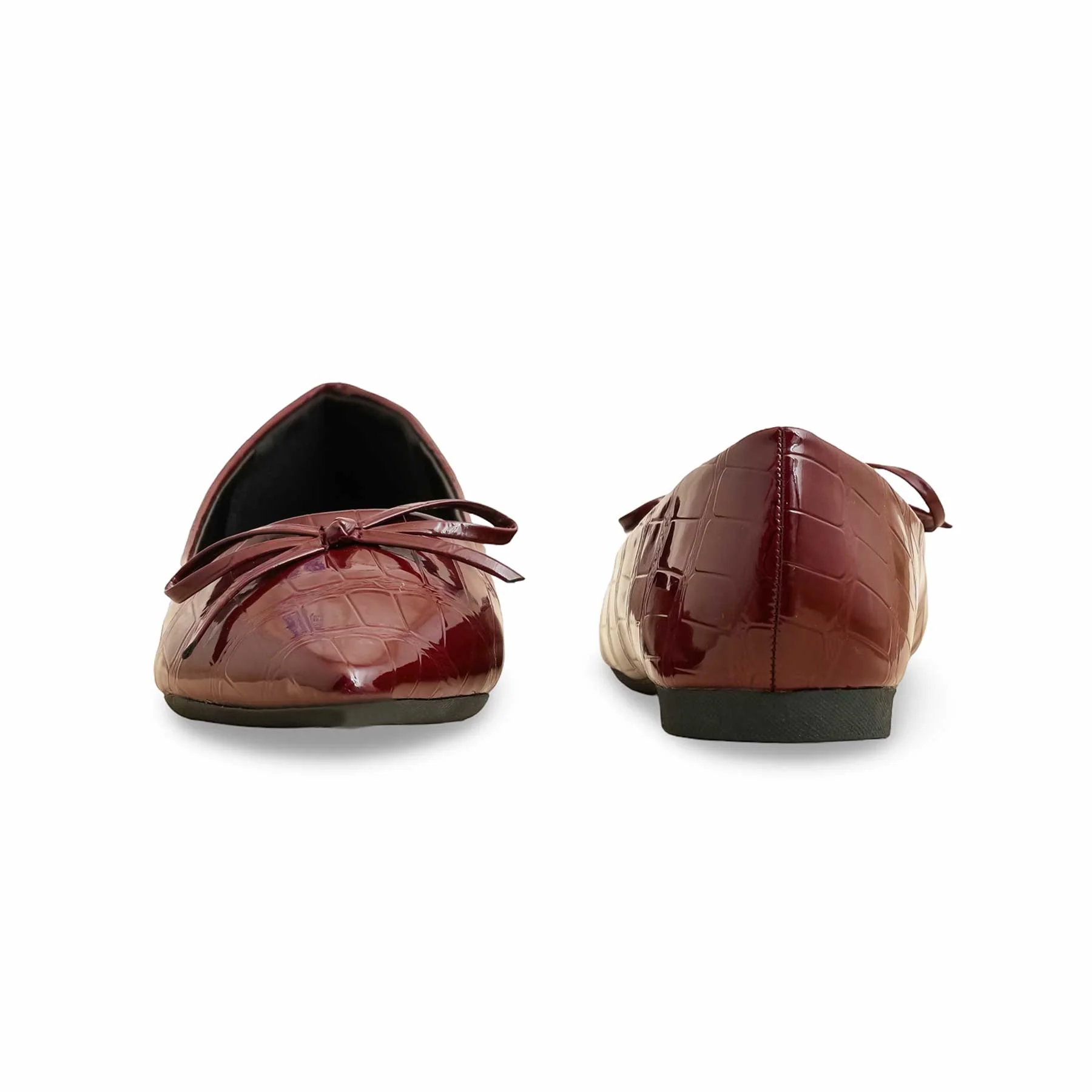 Burgundy Pumps WN1208 - Image 5