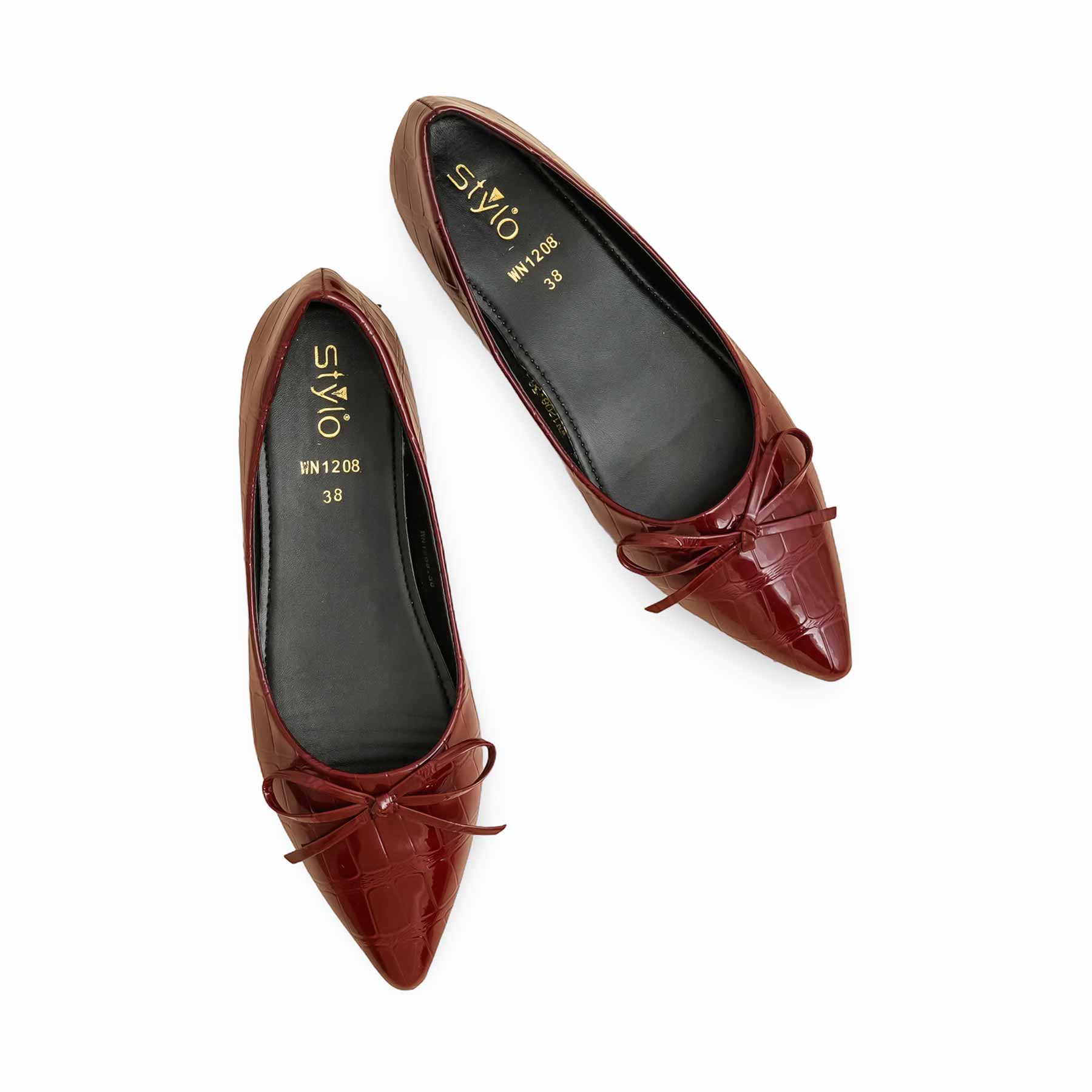 Burgundy Pumps WN1208 - Image 6