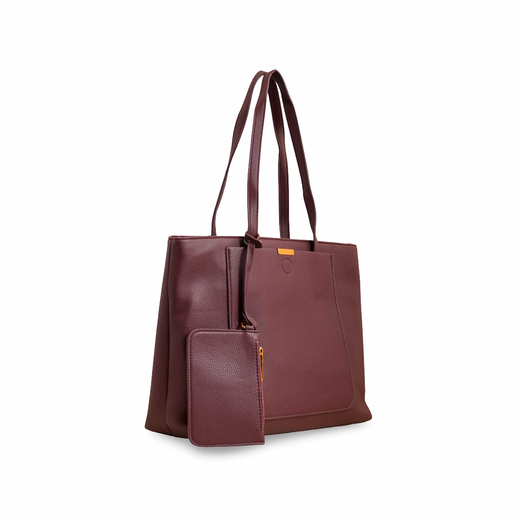Burgundy Women Formal Shoulder Bag P36222 - Image 3