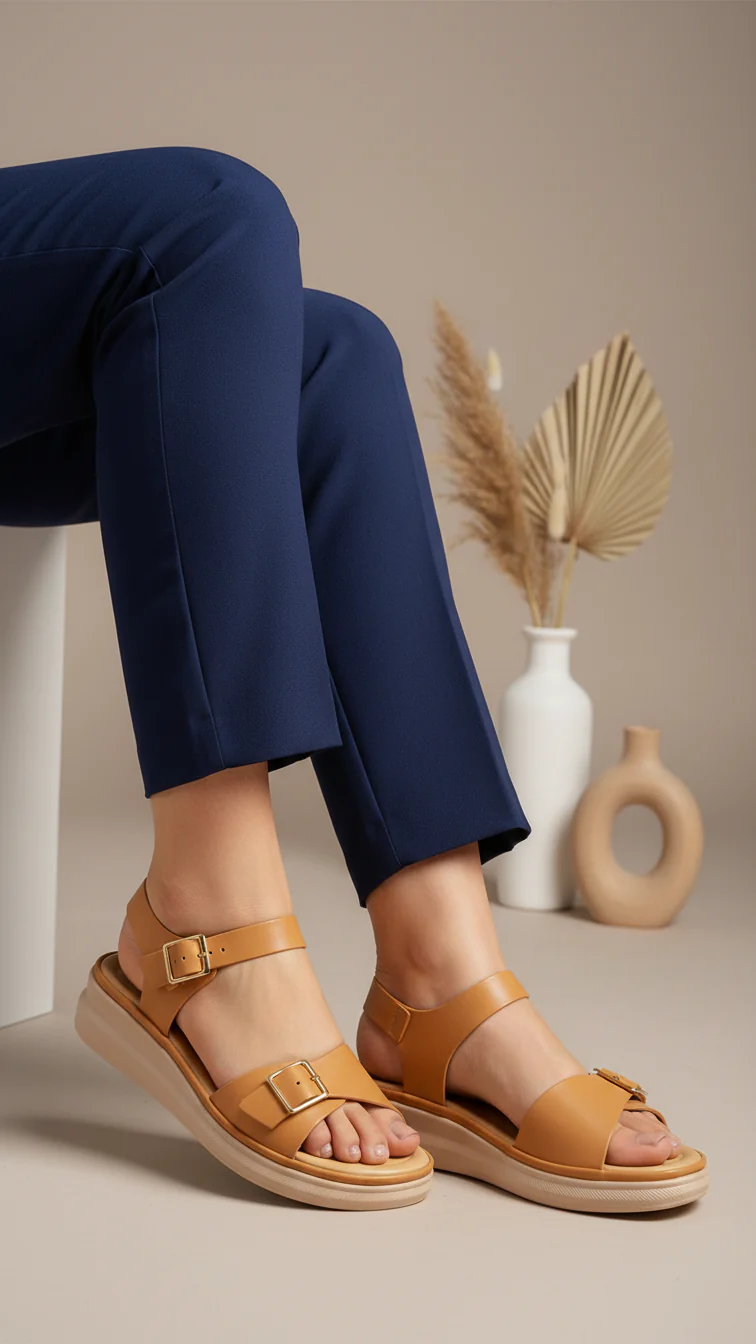 Camel Formal Sandal Formal PU0379