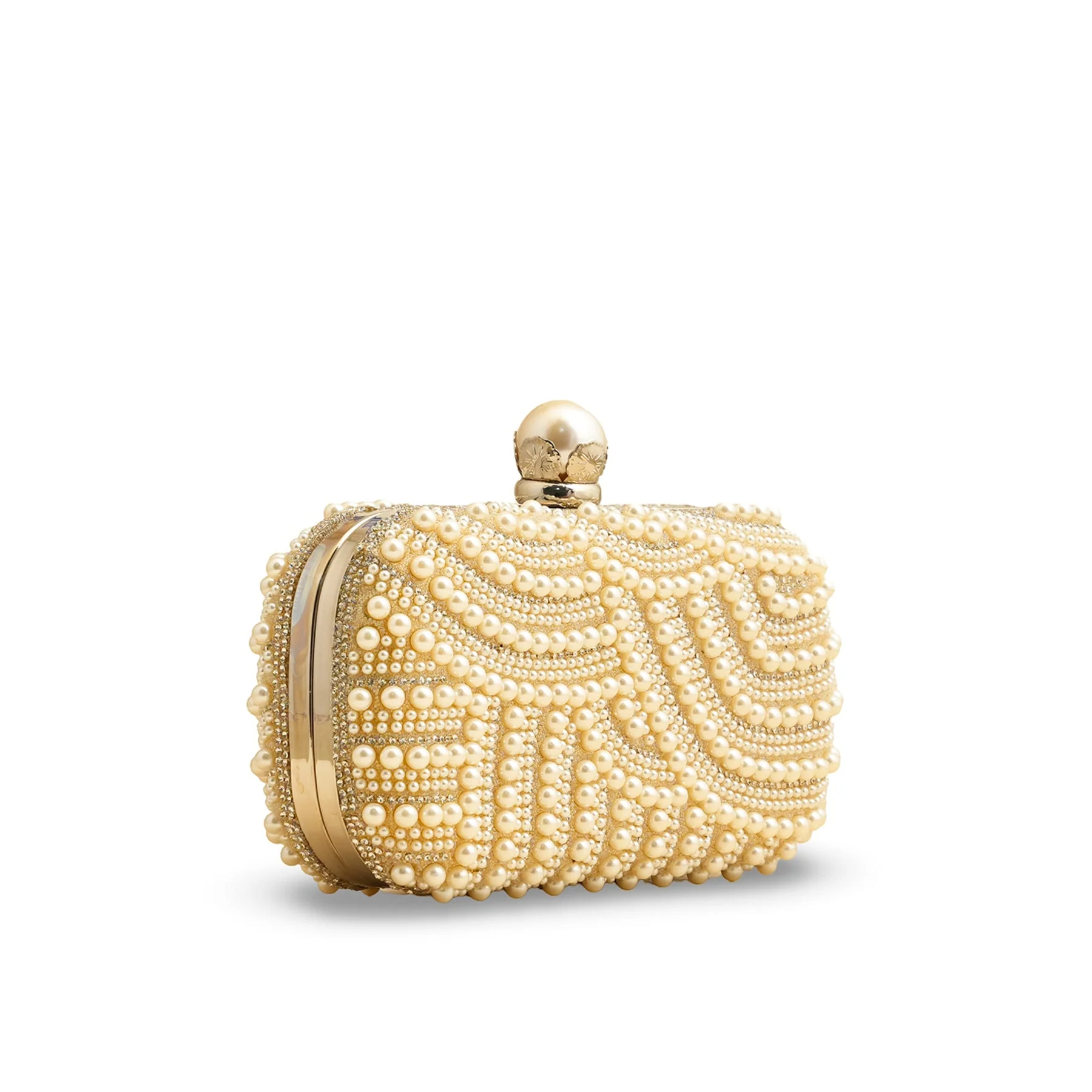 Champagne Bridal Clutch P24279 - Image 2