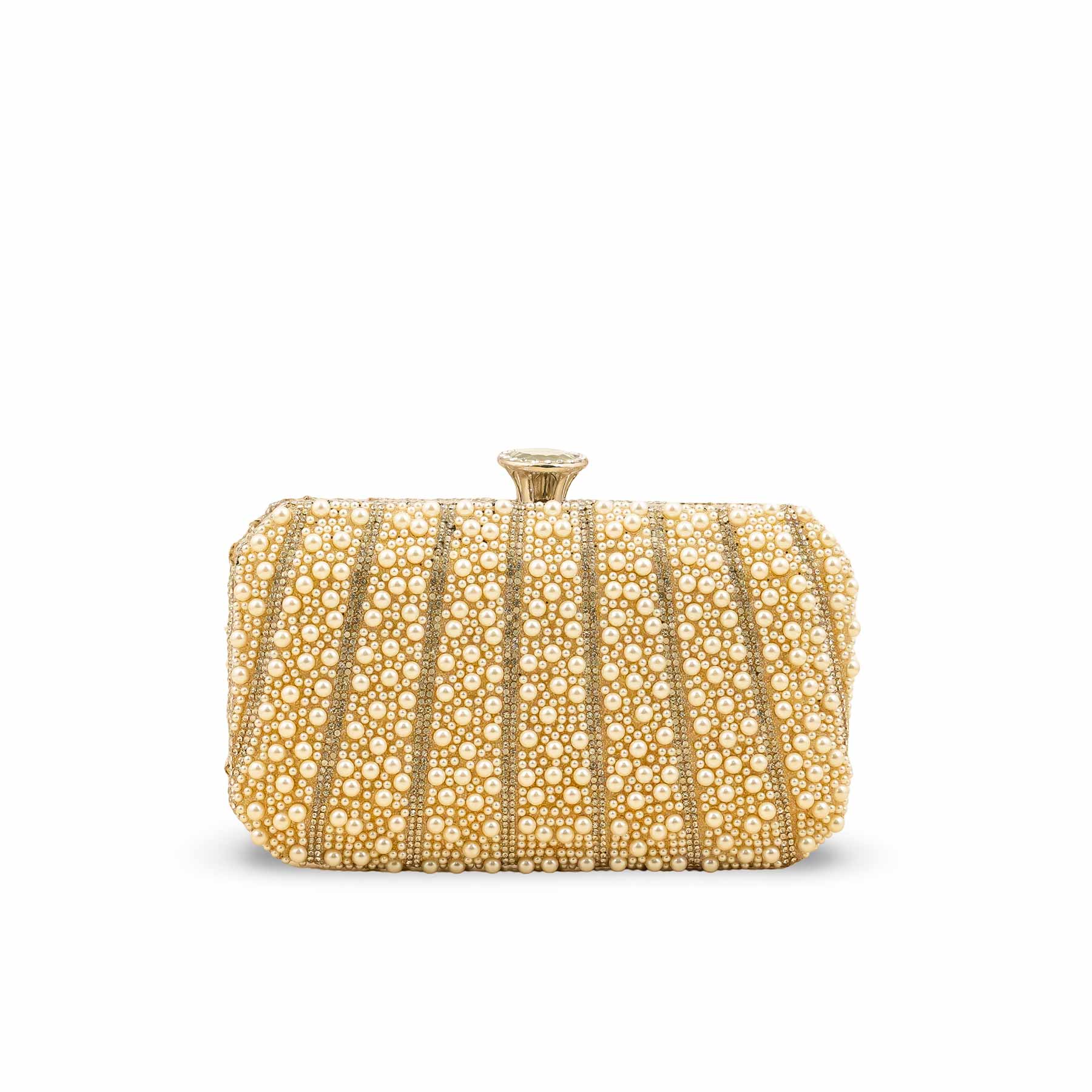 Champagne Bridal Clutch P24281 - Image 4