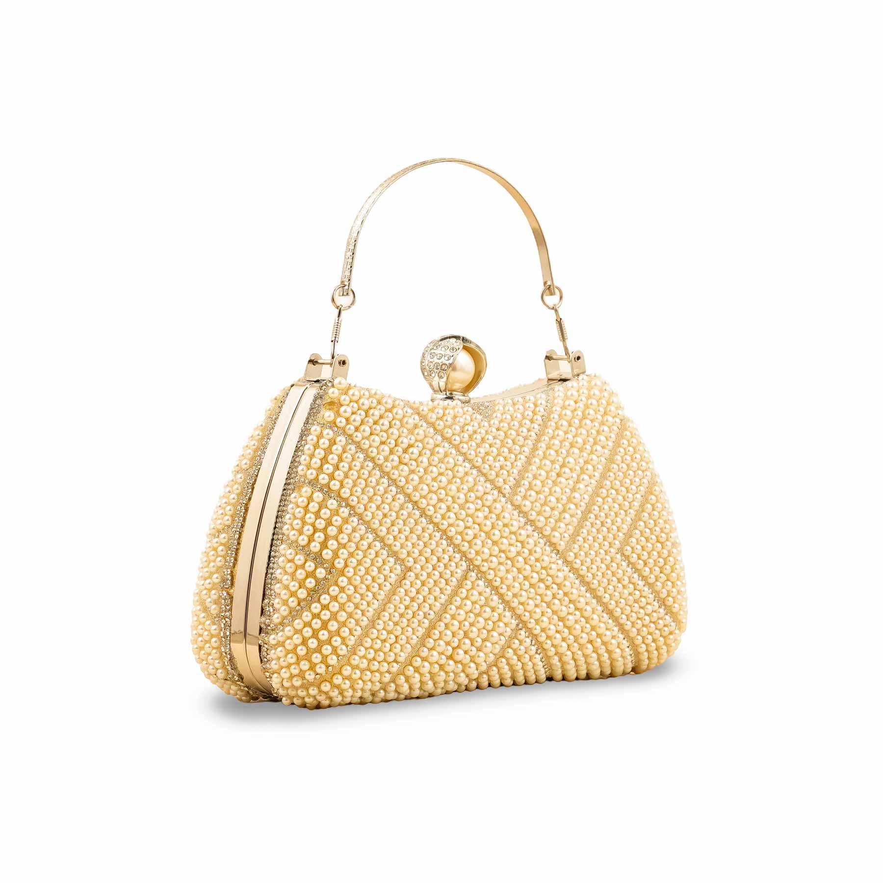 Champagne Bridal Clutch P24287 - Image 3