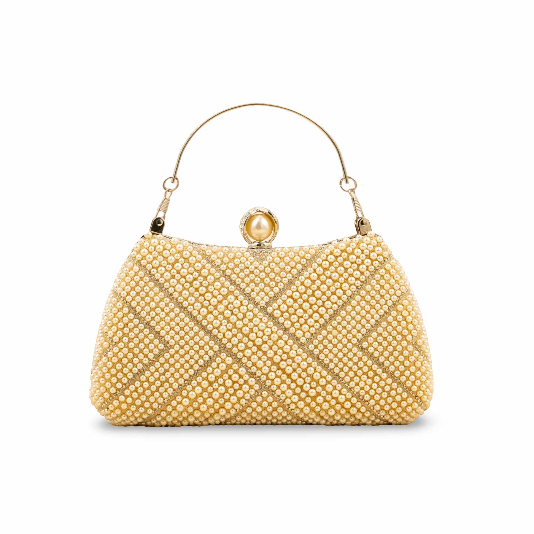 Champagne Bridal Clutch P24287 - Image 4