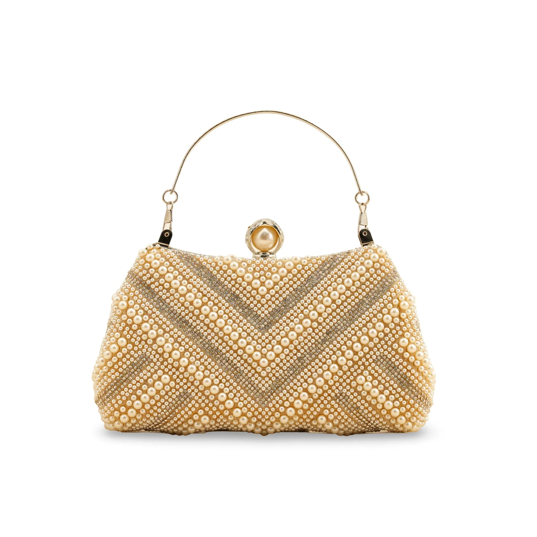 Champagne Bridal Clutch P24289 - Image 2