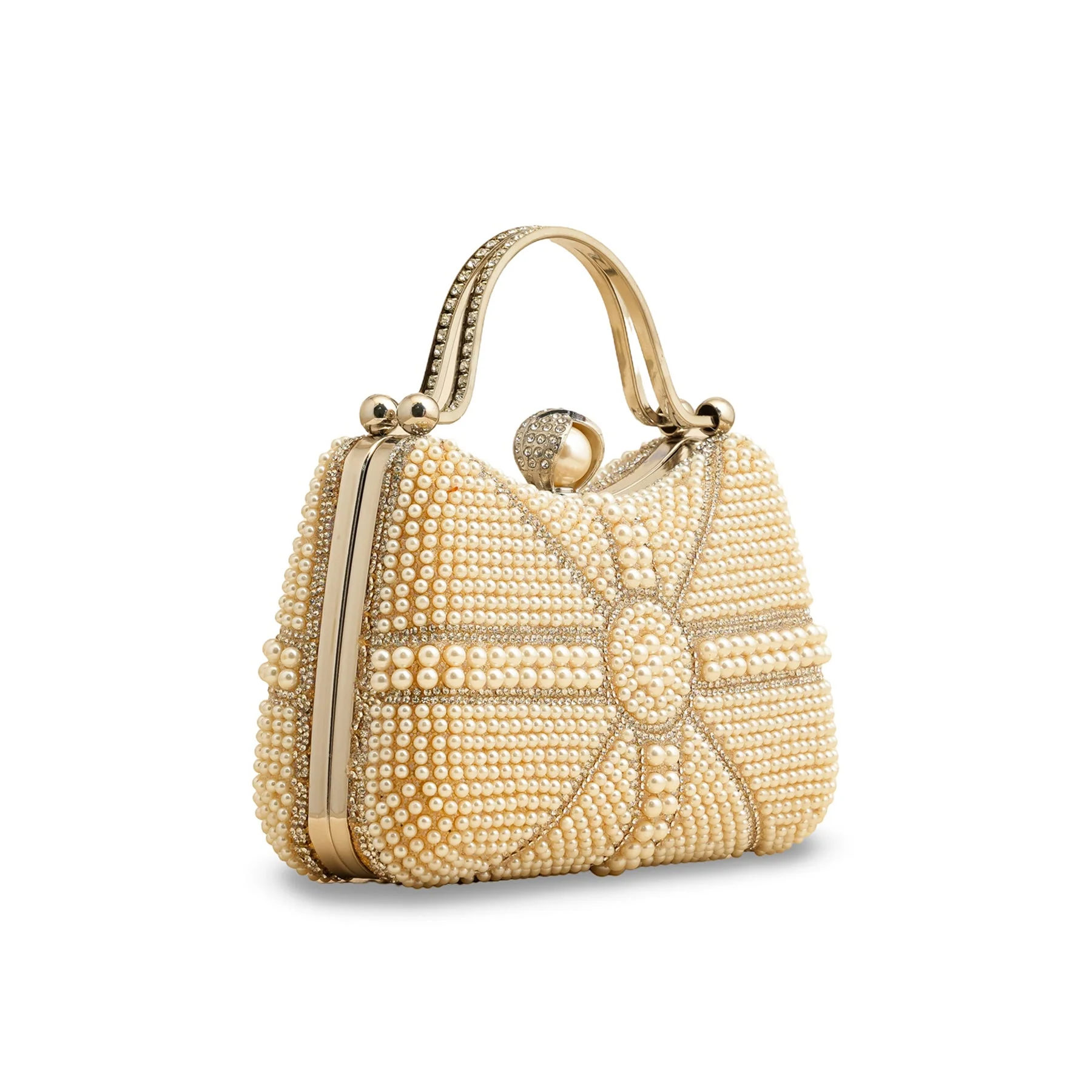 Champagne Bridal Clutch P24291 - Image 2