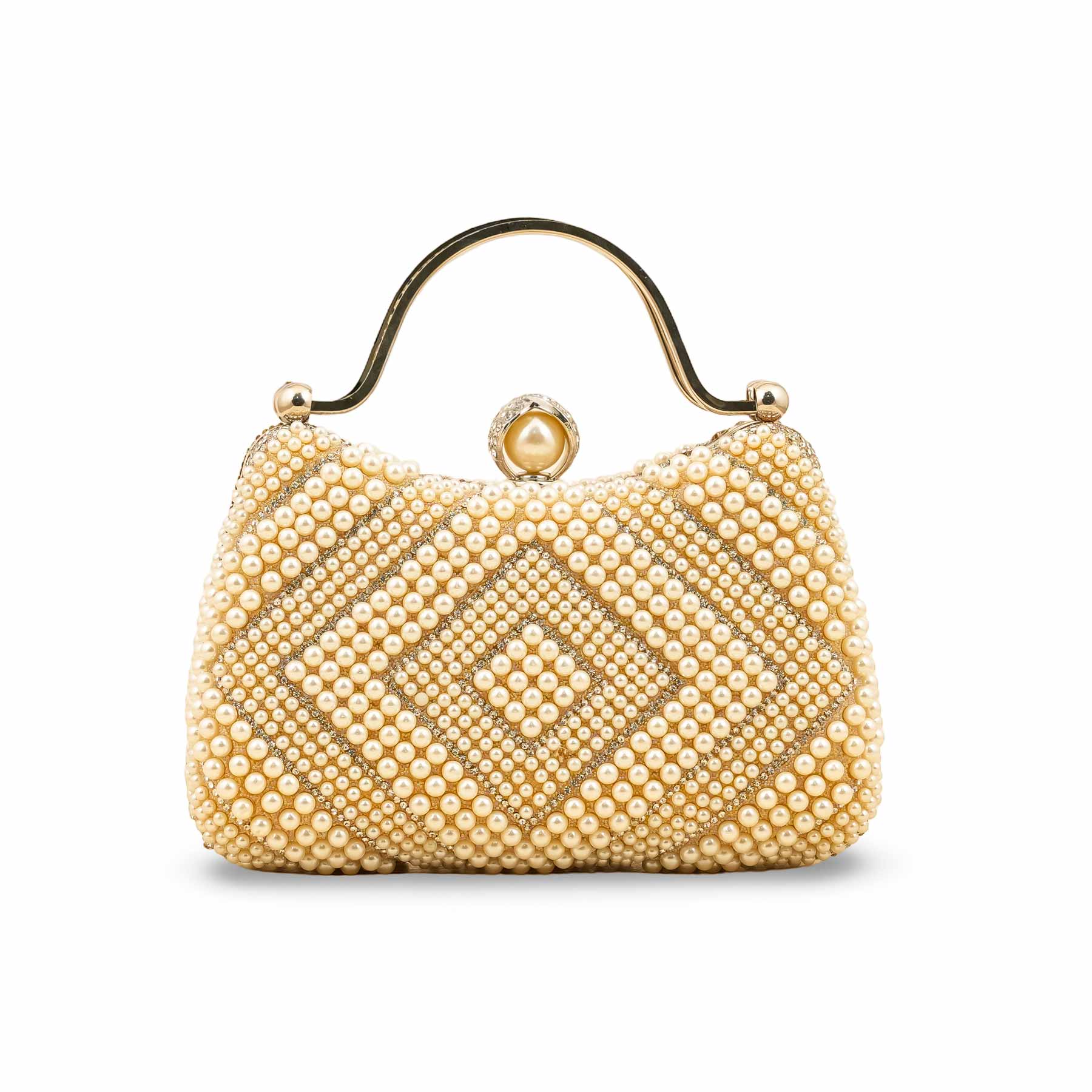 Champagne Bridal Clutch P24293 - Image 3