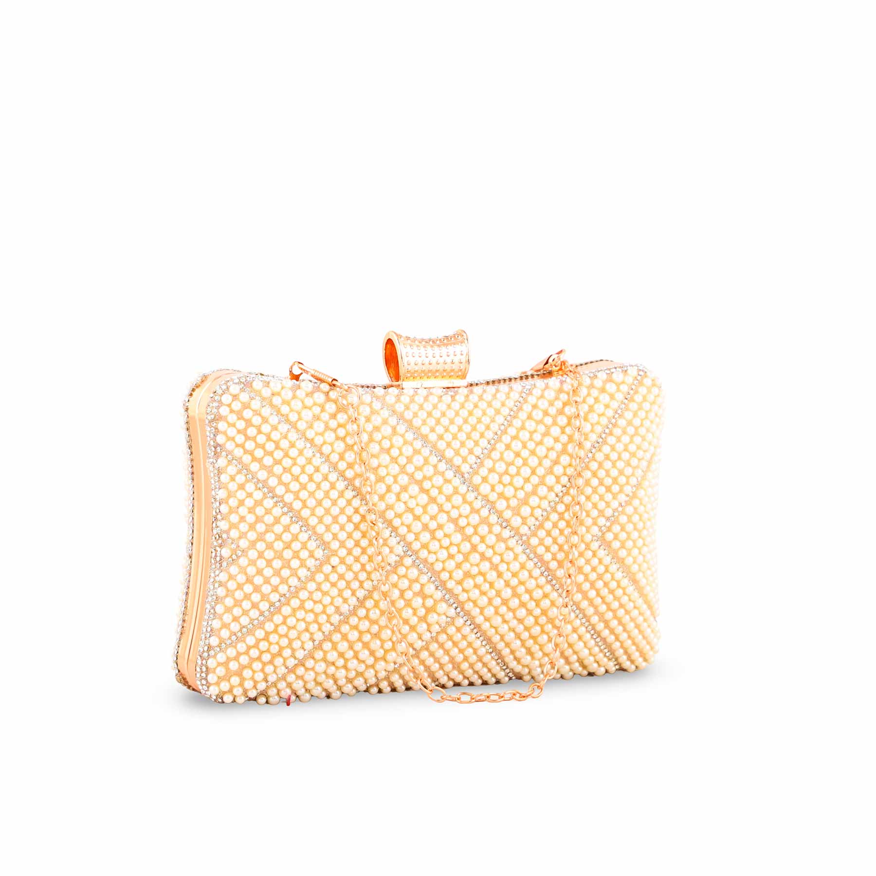 ChamPagne Bridal Clutch P24357 - Image 3