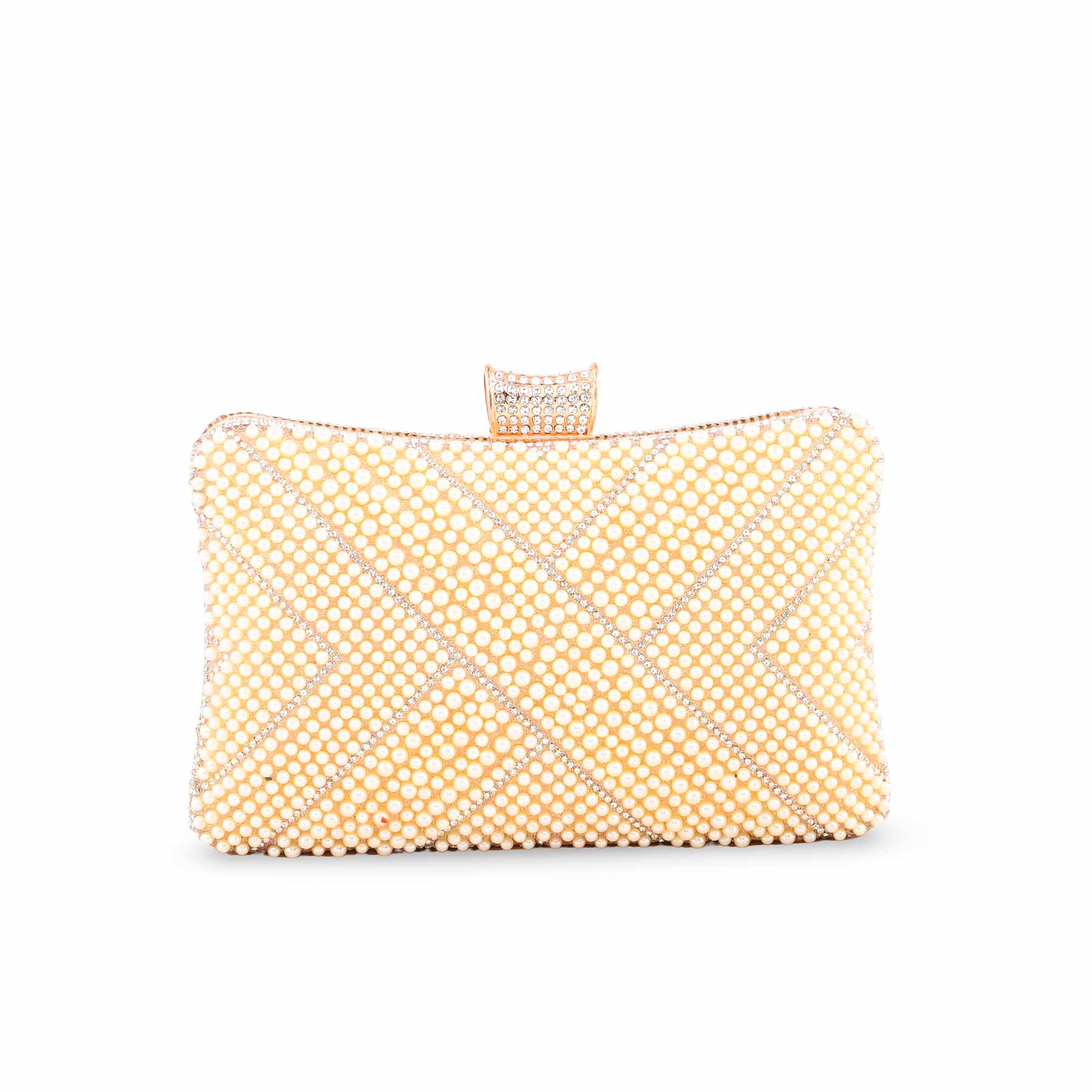 ChamPagne Bridal Clutch P24357 - Image 4