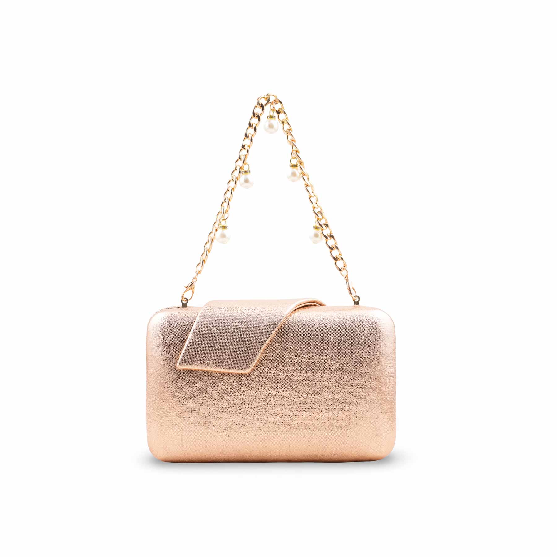 Champagne Fancy Clutch For Ladies P24407 - Image 4
