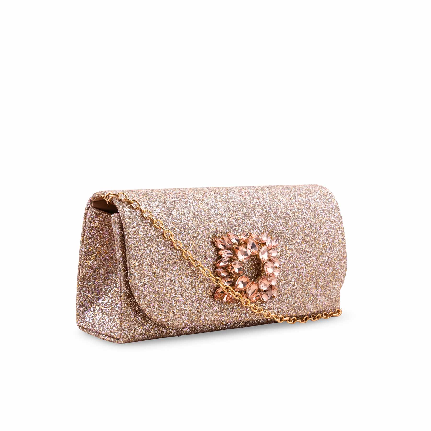 Champagne Fancy Clutch For Ladies P24415 - Image 3