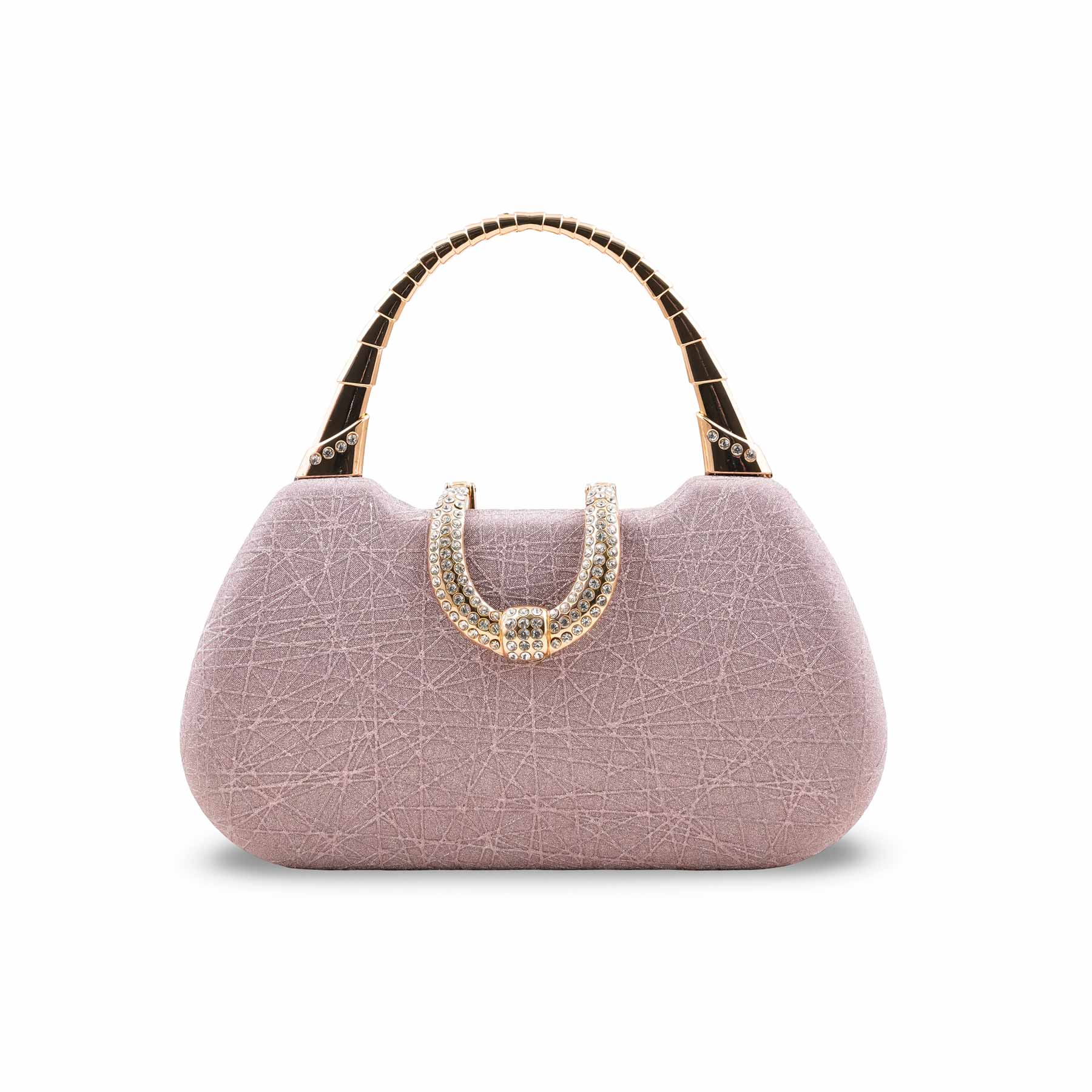 Champagne Fancy Clutch For Women P24402 - Image 2