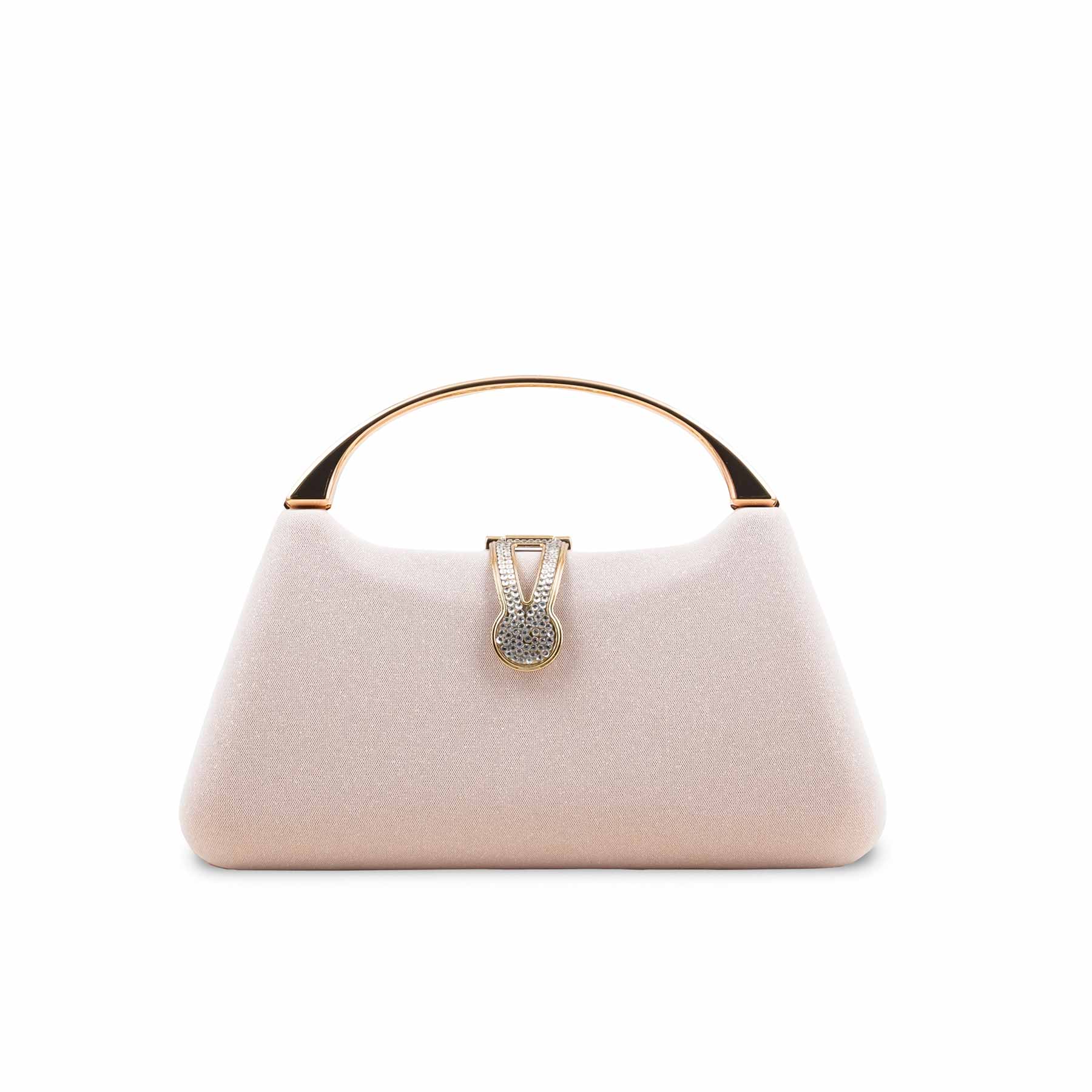 Champagne Fancy Clutch For Women P24404 - Image 2