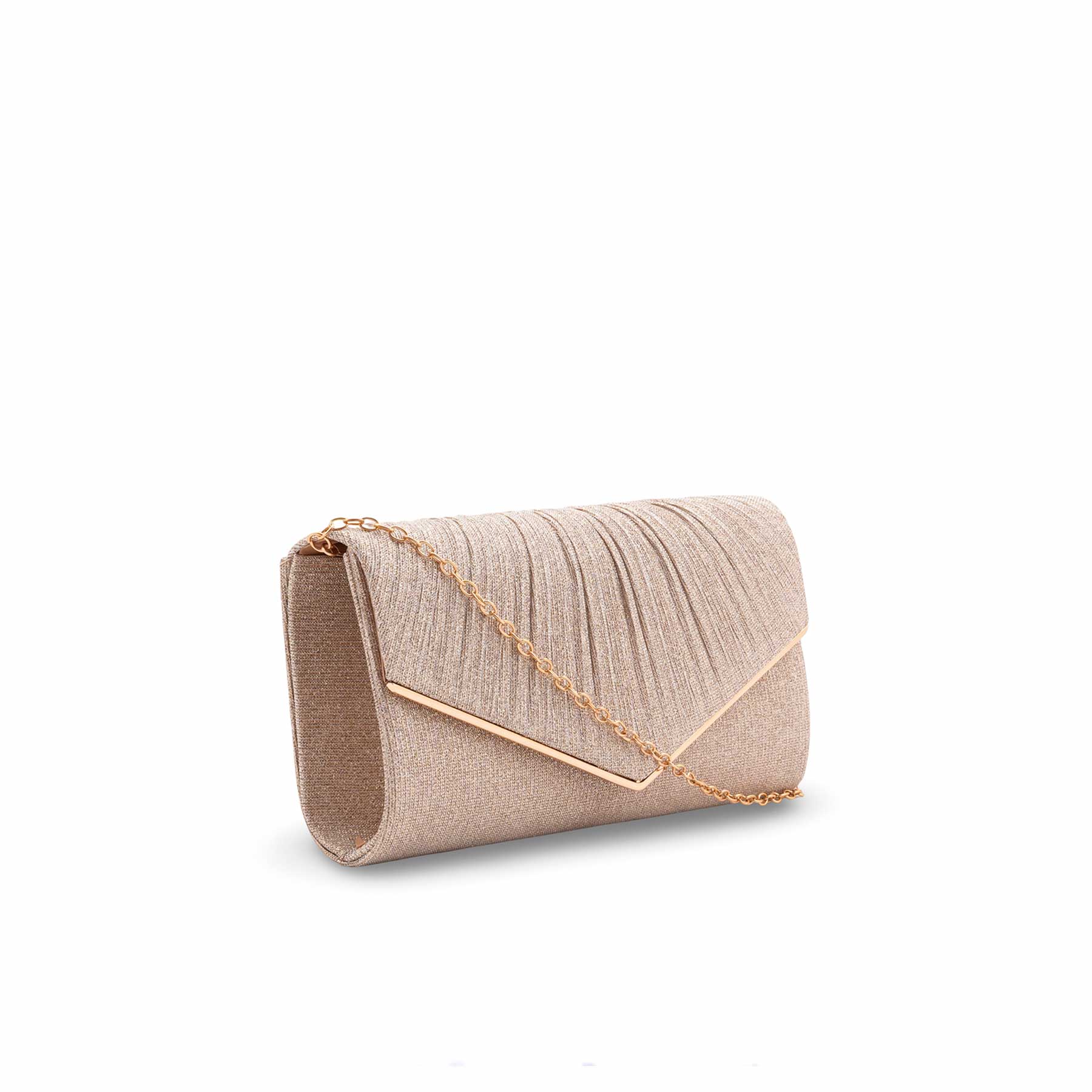 Champagne Fancy Clutch For Women P24428 - Image 3