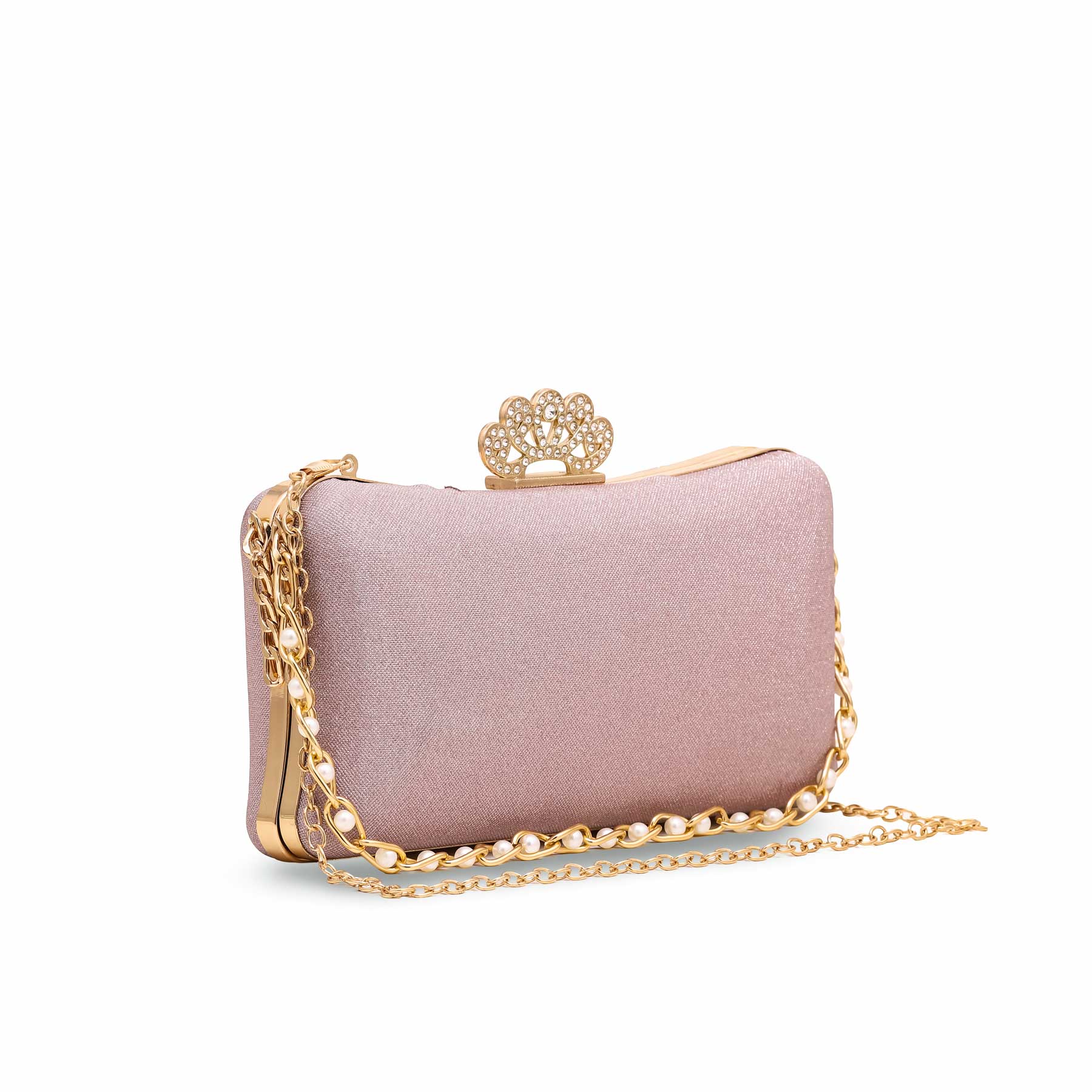 Champagne Fancy Clutch P15364 - Image 2