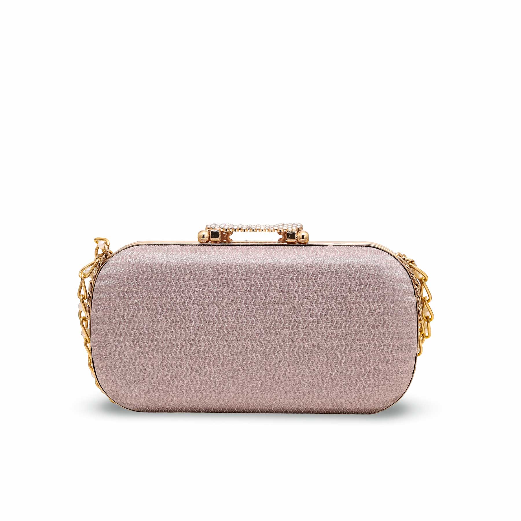 Champagne Fancy Clutch P15368 - Image 3